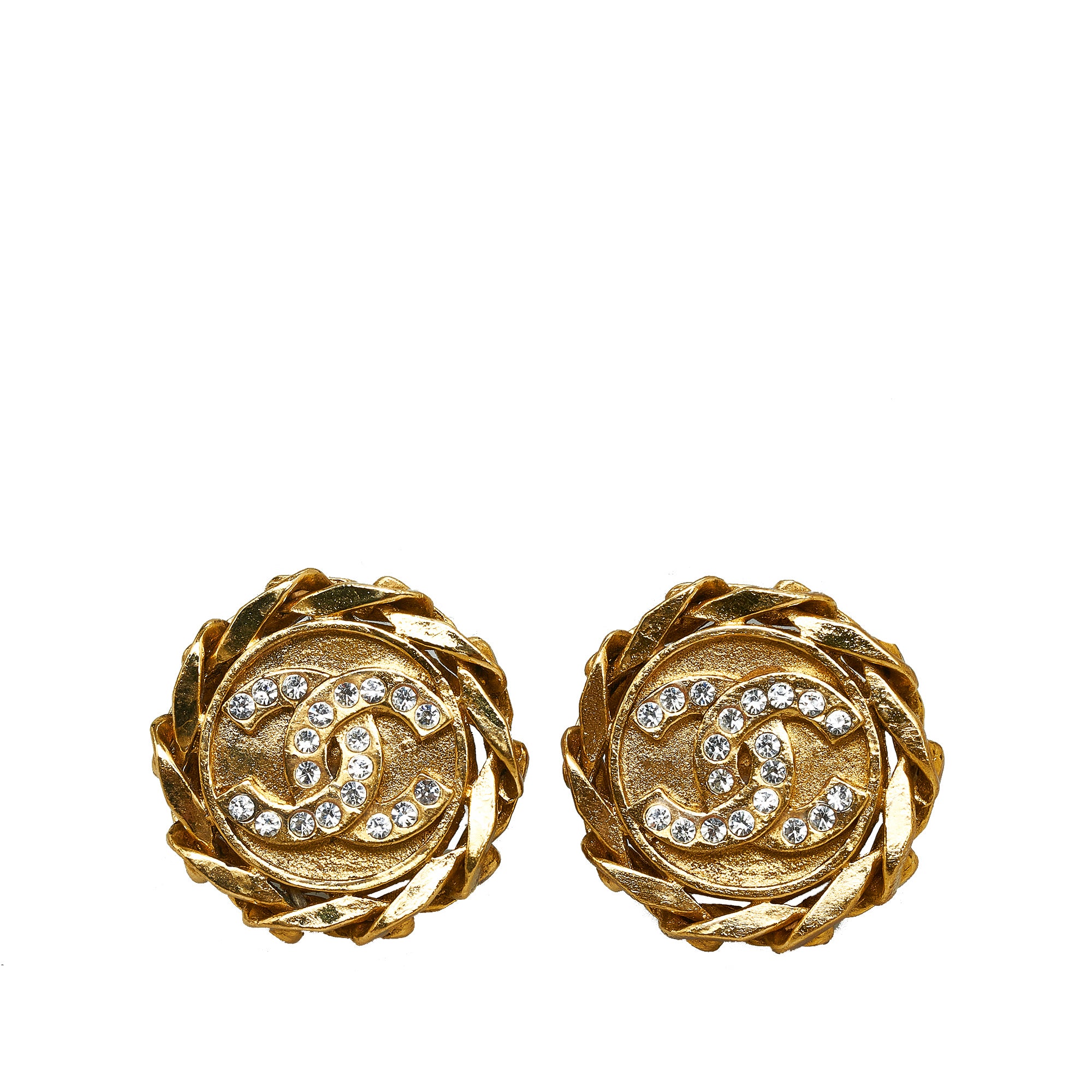 Dolce & Gabbana rhinestone-embellished D&G Earrings - Farfetch