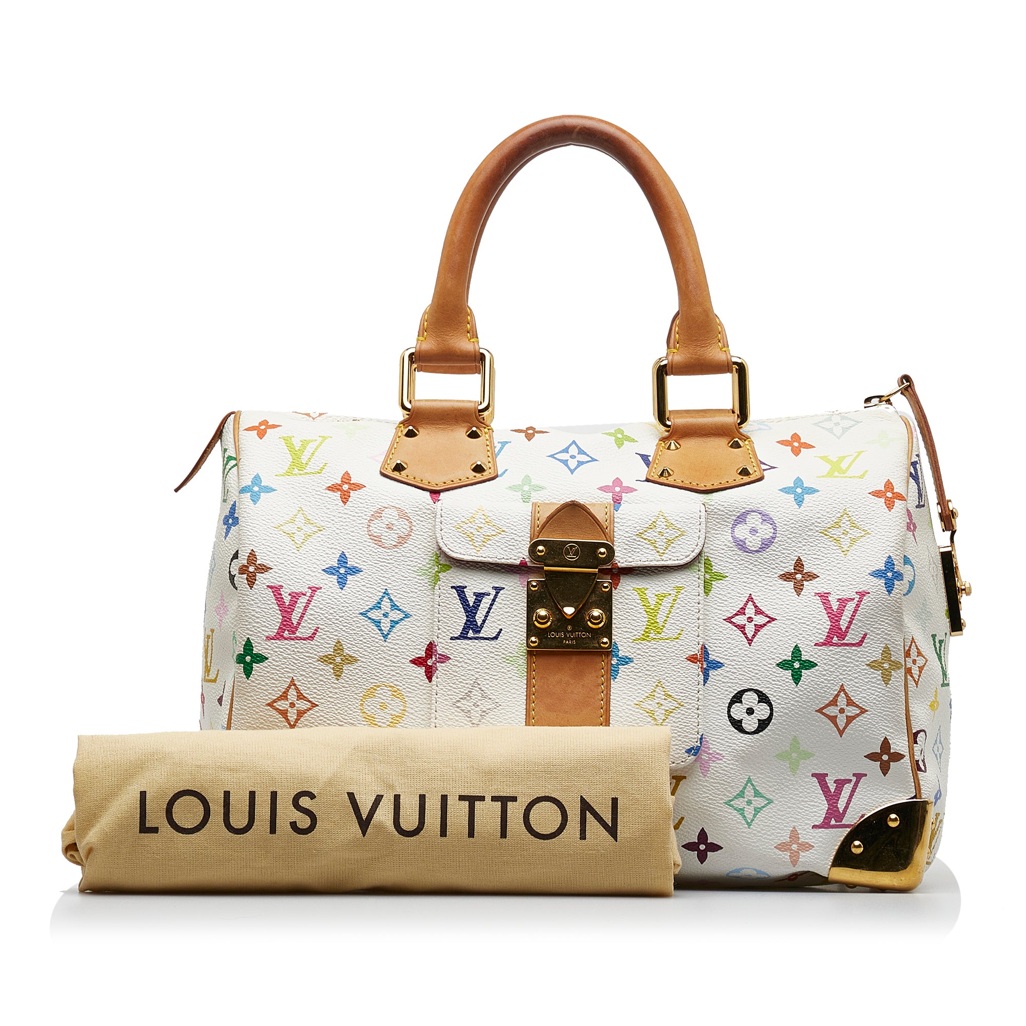 Louis Vuitton Speedy 30 in White Multicolore Monogram - SOLD
