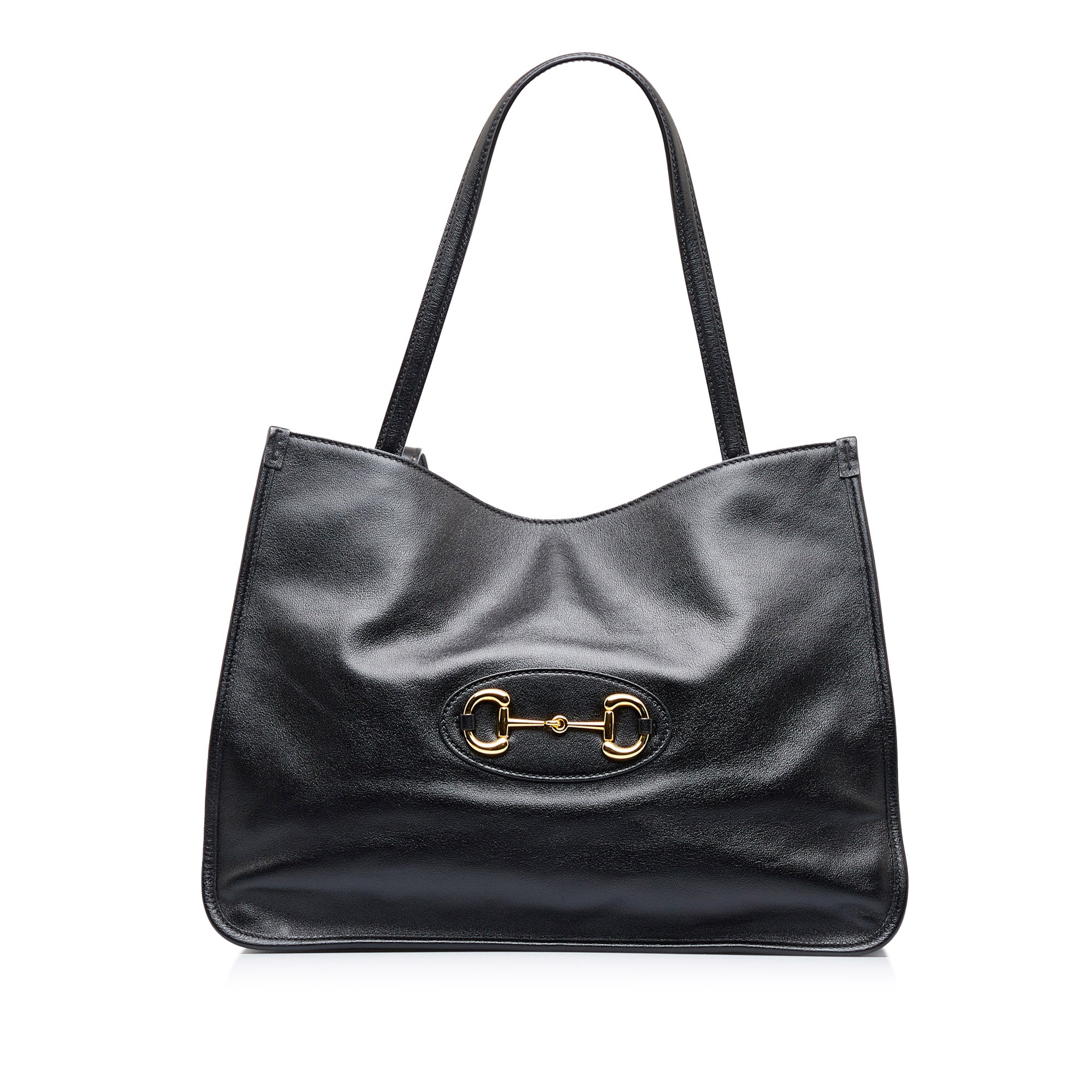 Gucci Horsebit 1955 Leather Shoulder Bag in Black - Gucci