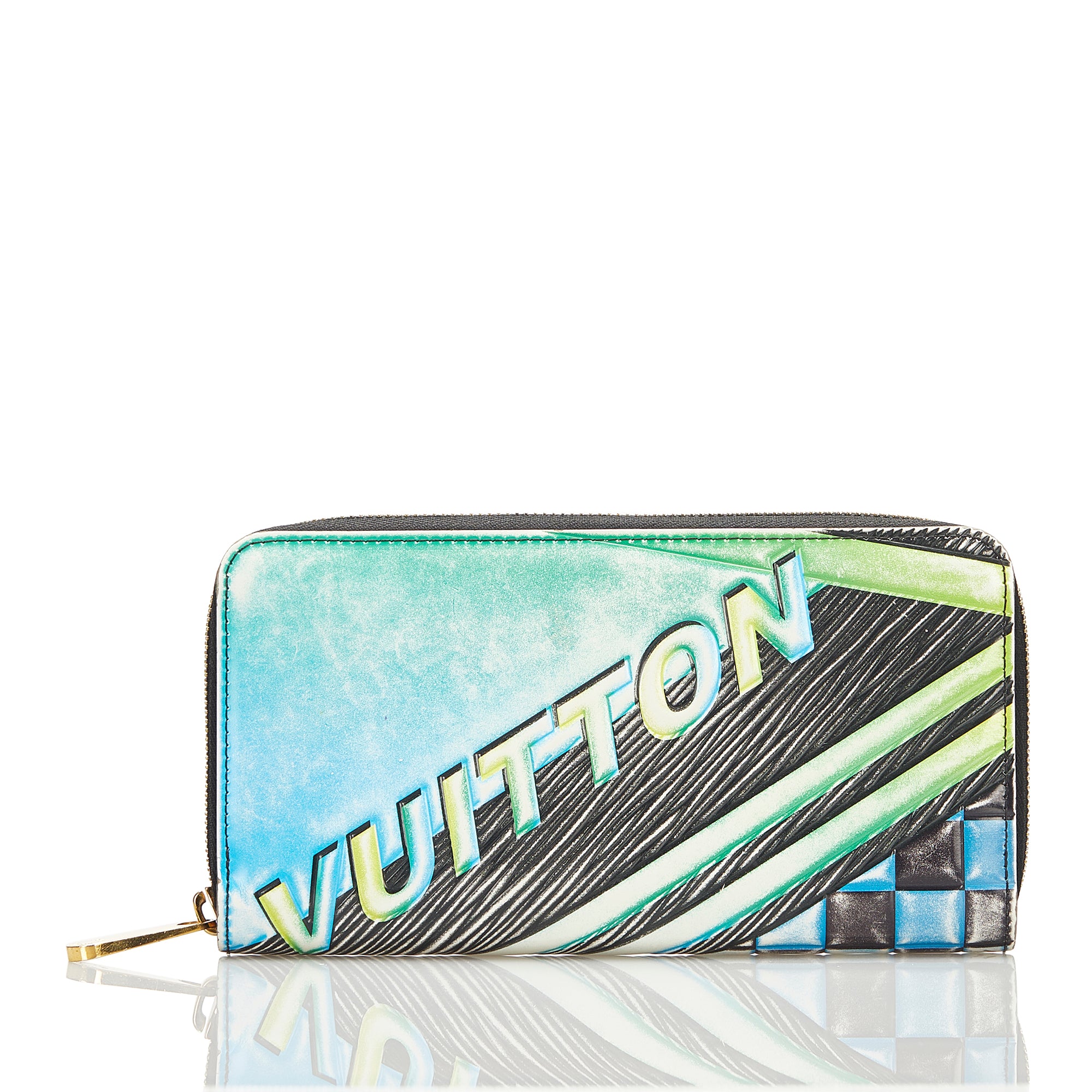 Louis Vuitton LOUIS VUITTON Round Zipper Long Wallet Epi Zippy