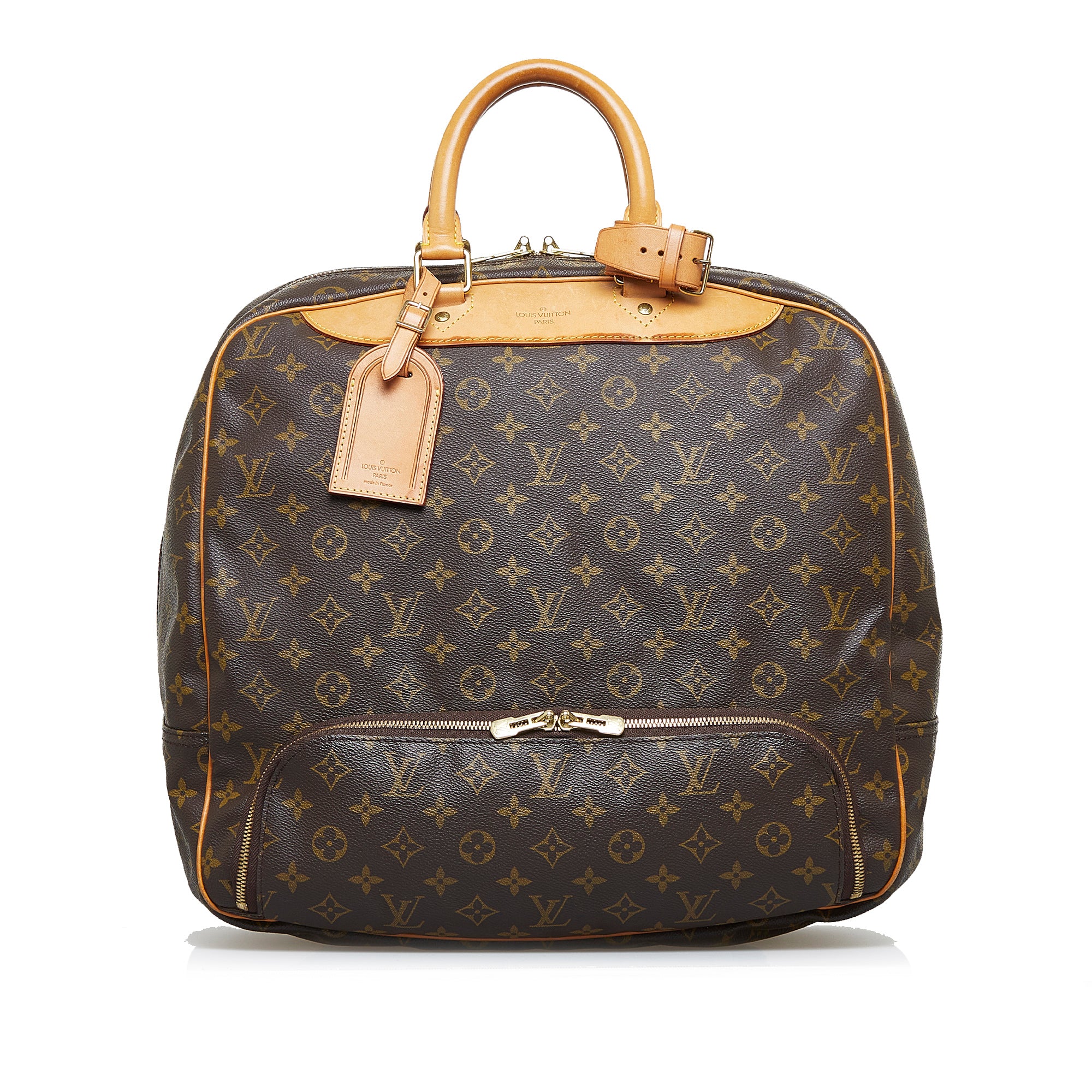 Louis Vuitton - Authenticated Deauville Handbag - Cloth Beige for Women, Good Condition