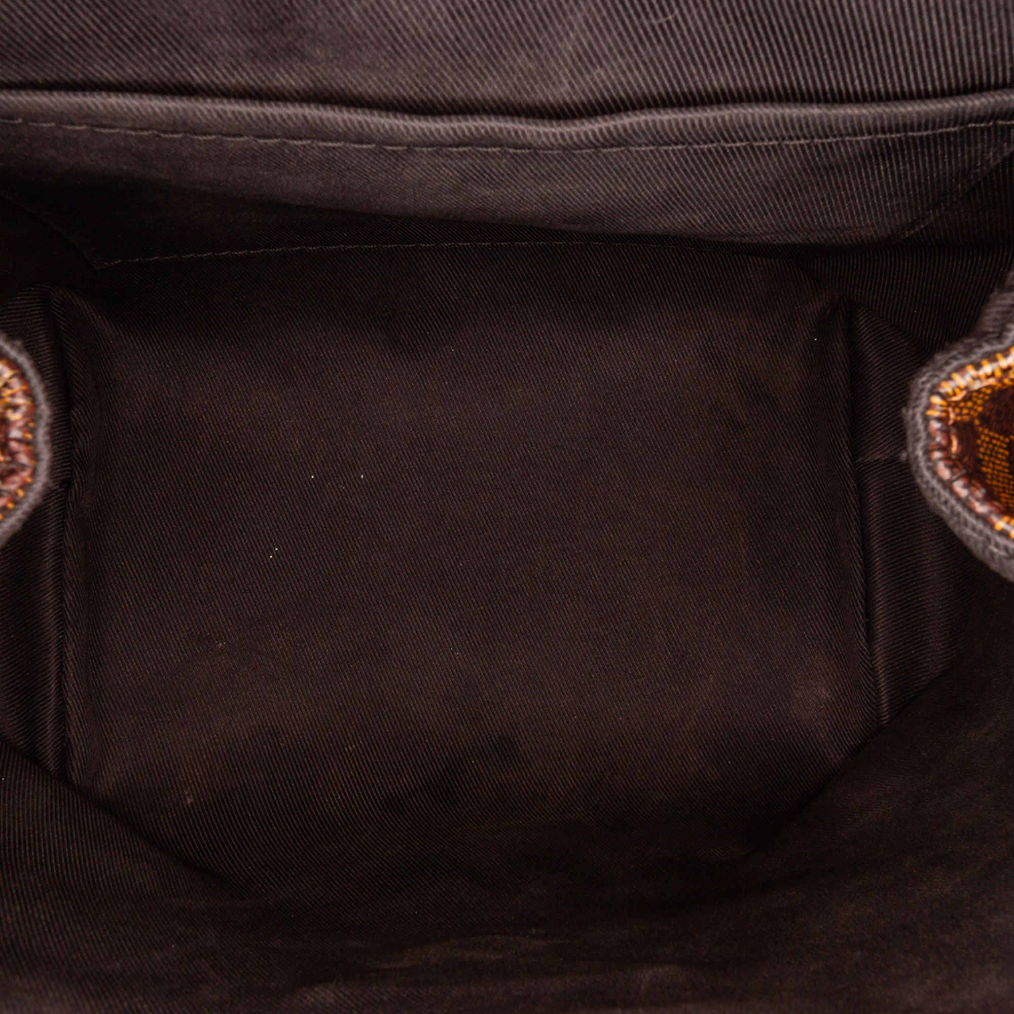 Louis Vuitton Clapton Handbag Damier and Leather PM Brown 2405021