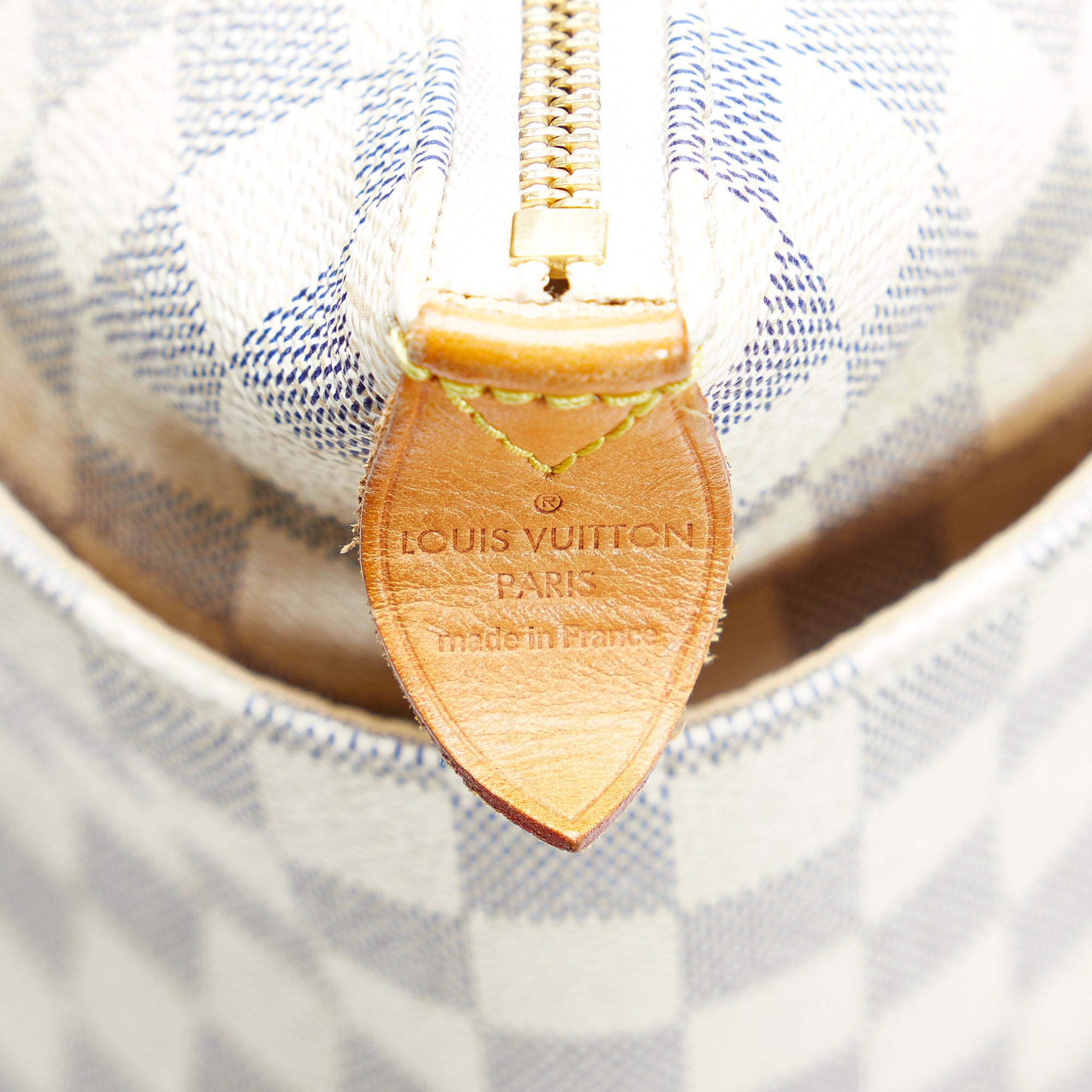 Louis Vuitton Damier Azur Totally PM N51261 White Cloth ref.857924