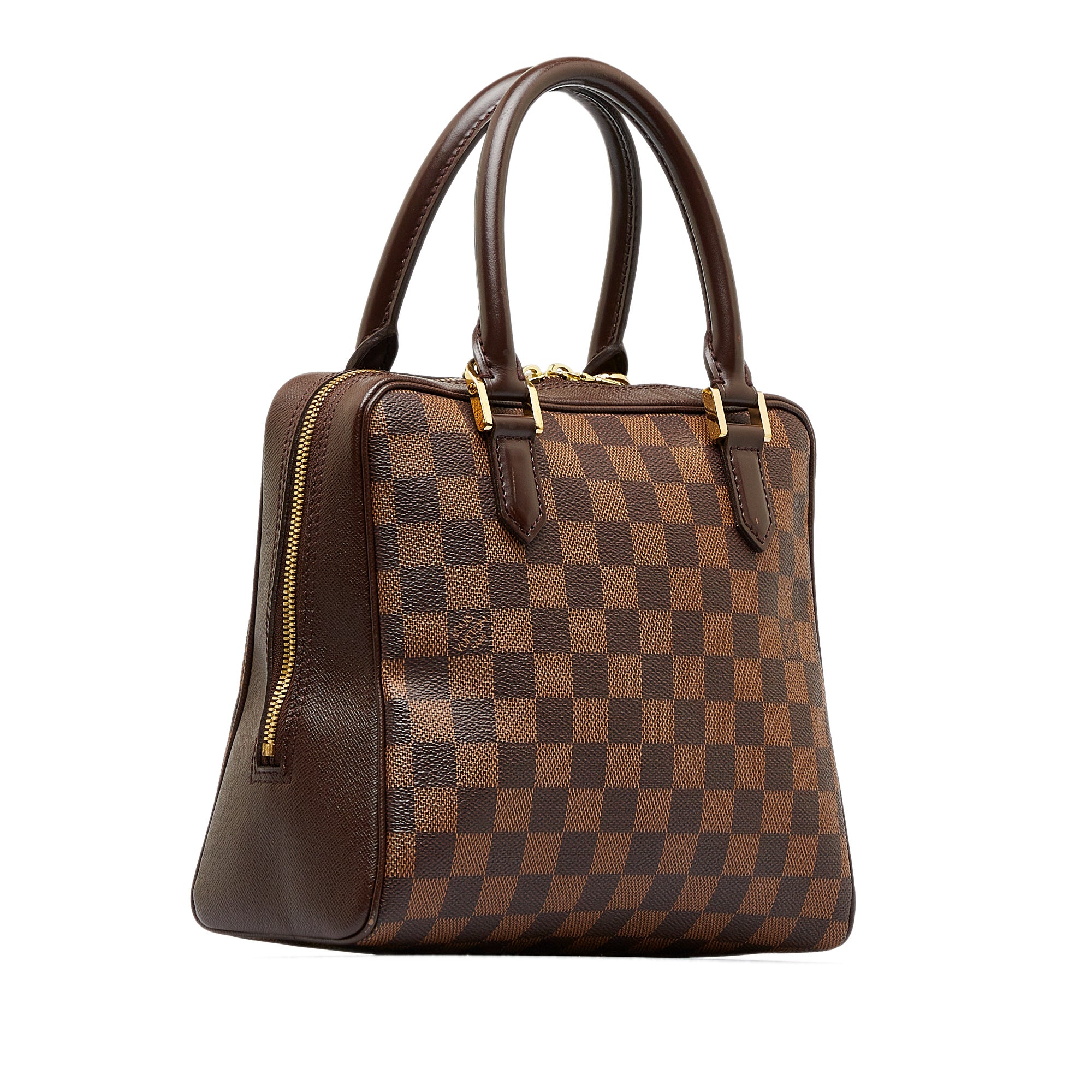 Louis Vuitton Damier Ebene Triana PM - Brown Handle Bags, Handbags