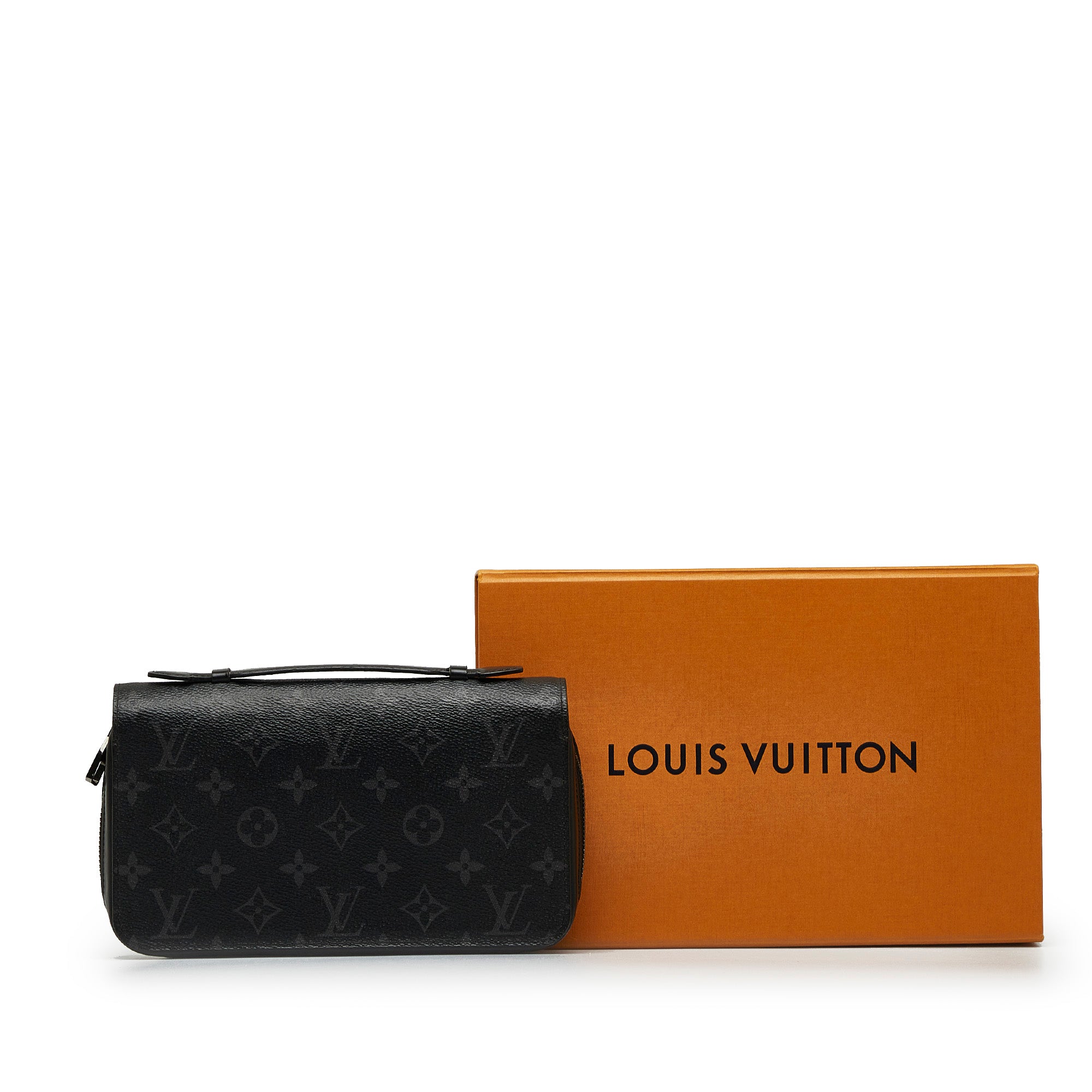 Black Louis Vuitton Monogram Eclipse Zippy XL Wallet