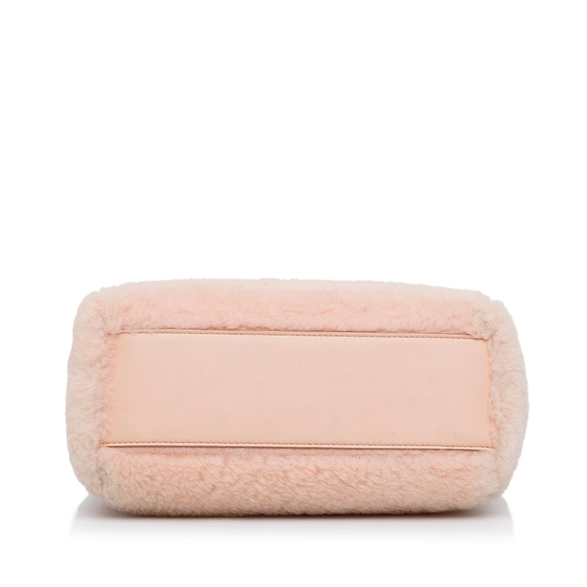 Furry Mini Coin Pouch - Blush Pink