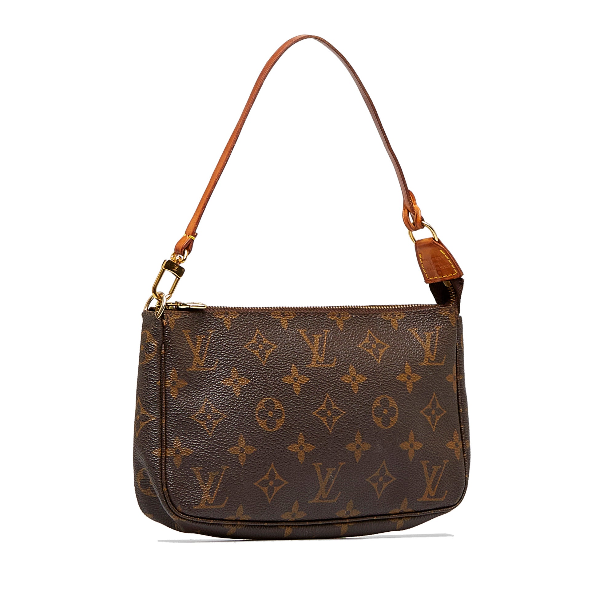 Louis Vuitton - Authenticated Pochette Accessoire Travel Bag - Cloth Brown for Women, Never Worn, with Tag