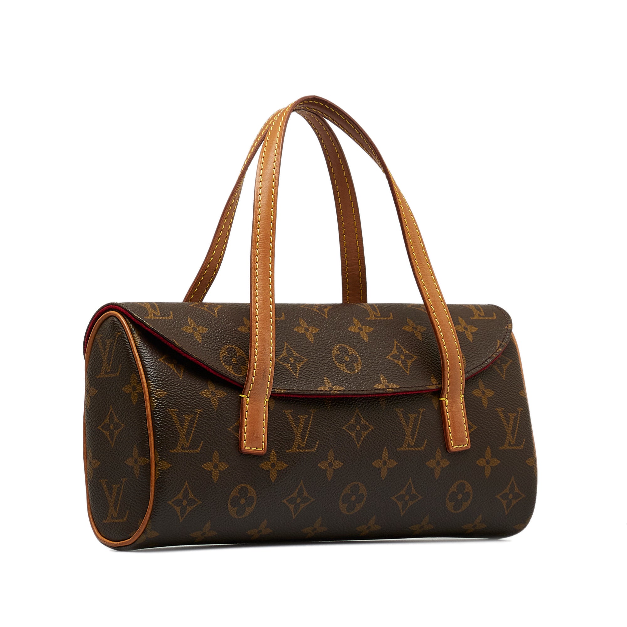 Pre-owned Louis Vuitton 2003 Sonatine Tote Bag In Brown