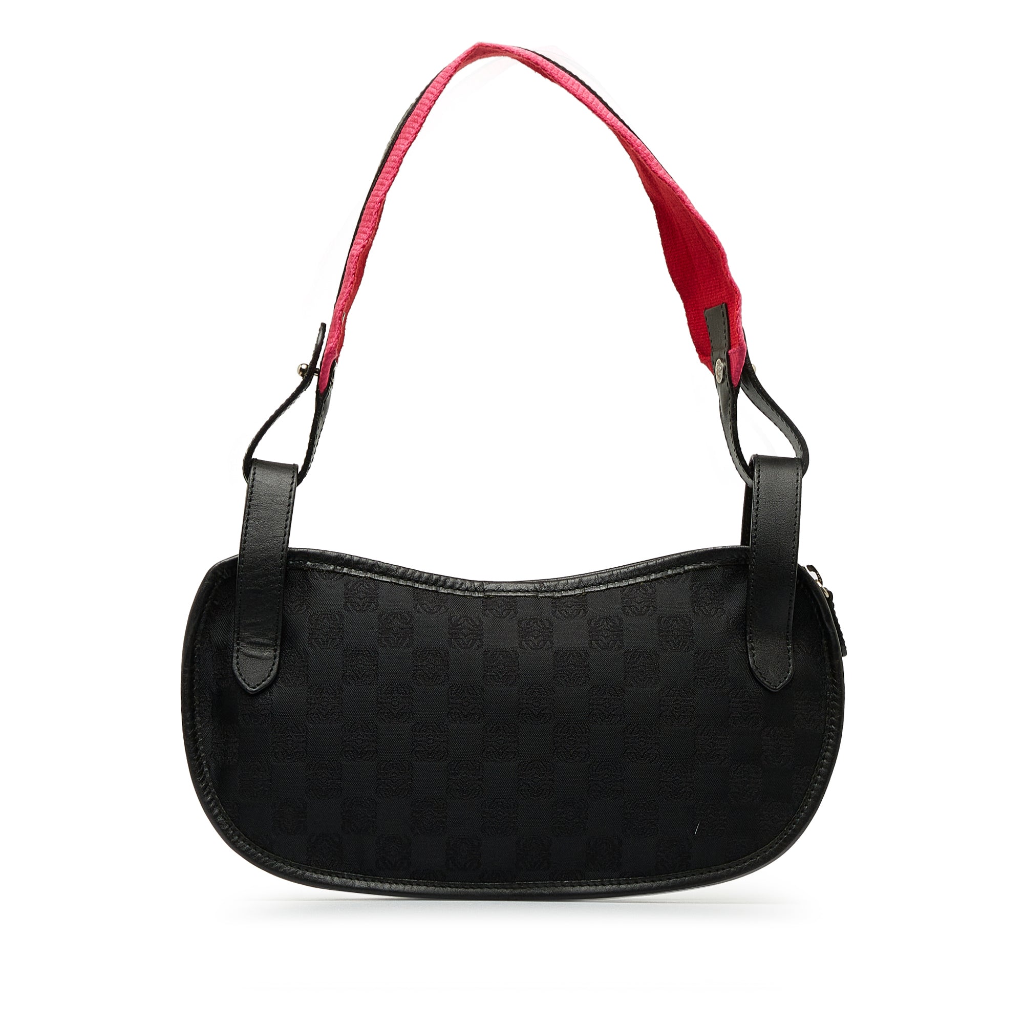 Black Loewe Anagram Shoulder Bag