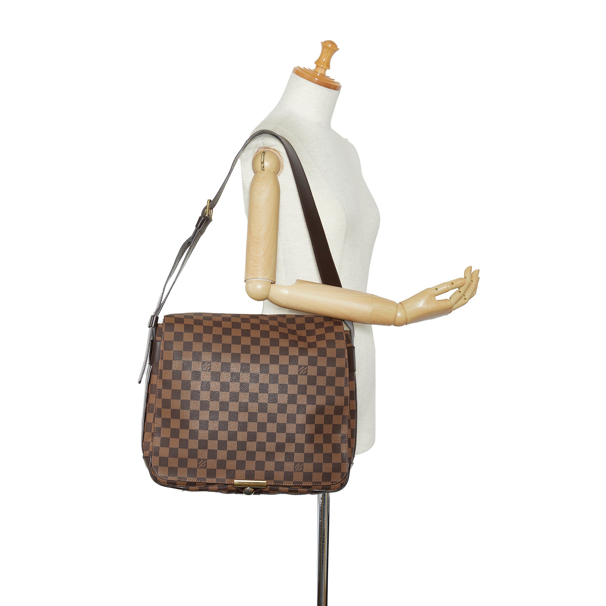 Brown Louis Vuitton Damier Ebene Bastille Crossbody Bag – Designer