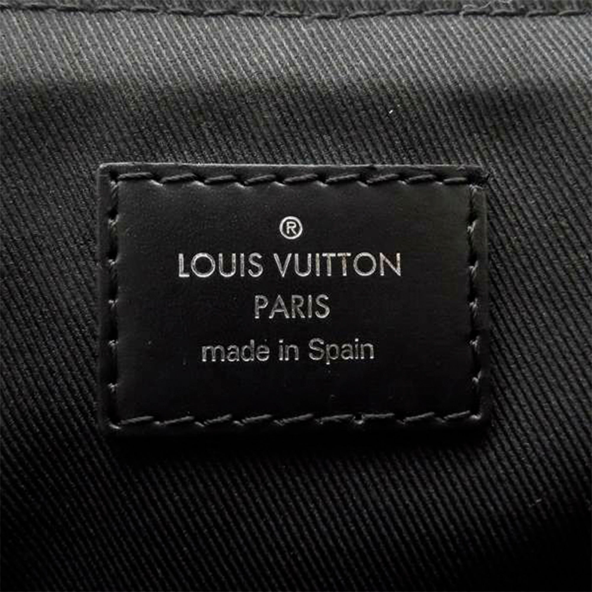 Louis Vuitton Black Monogram Canvas Eclipse District PM