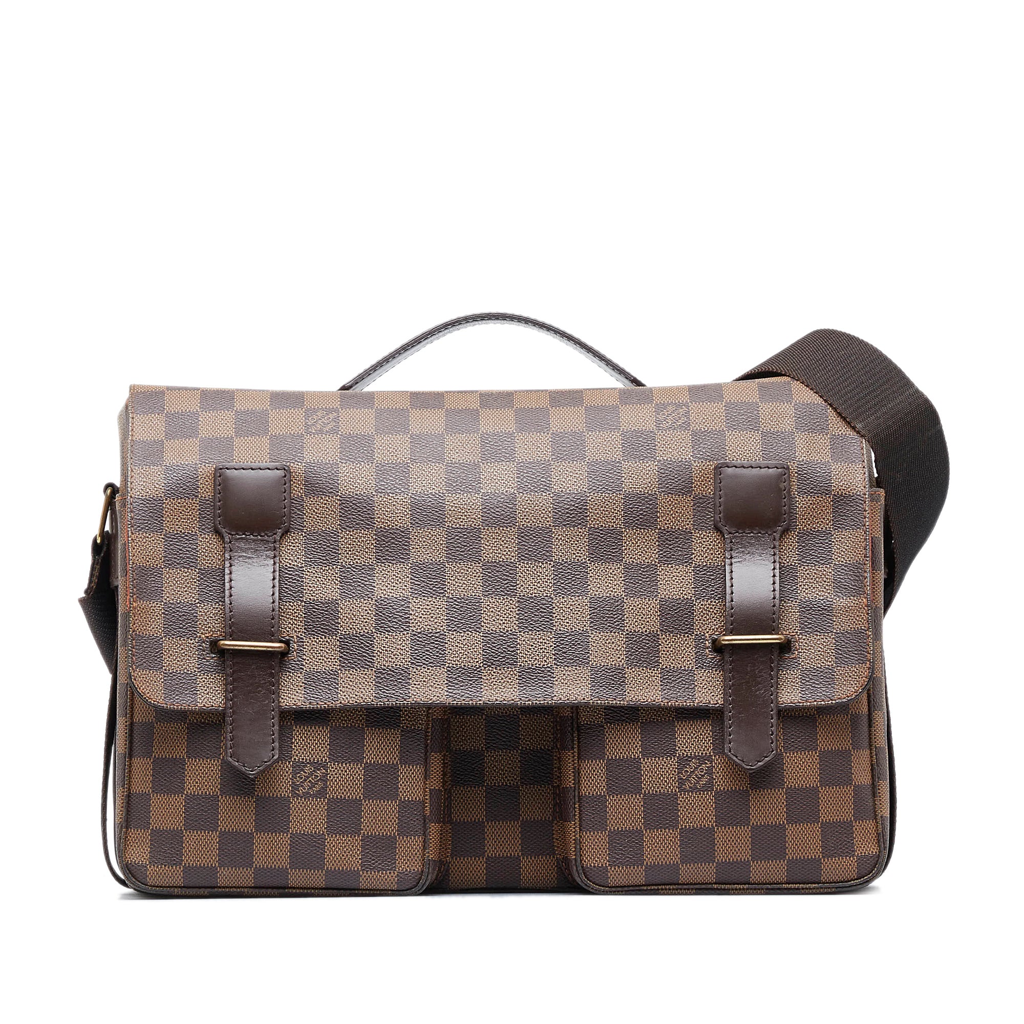 Authenticated Used Louis Vuitton Damier Luggage Brown Damier Canvas 