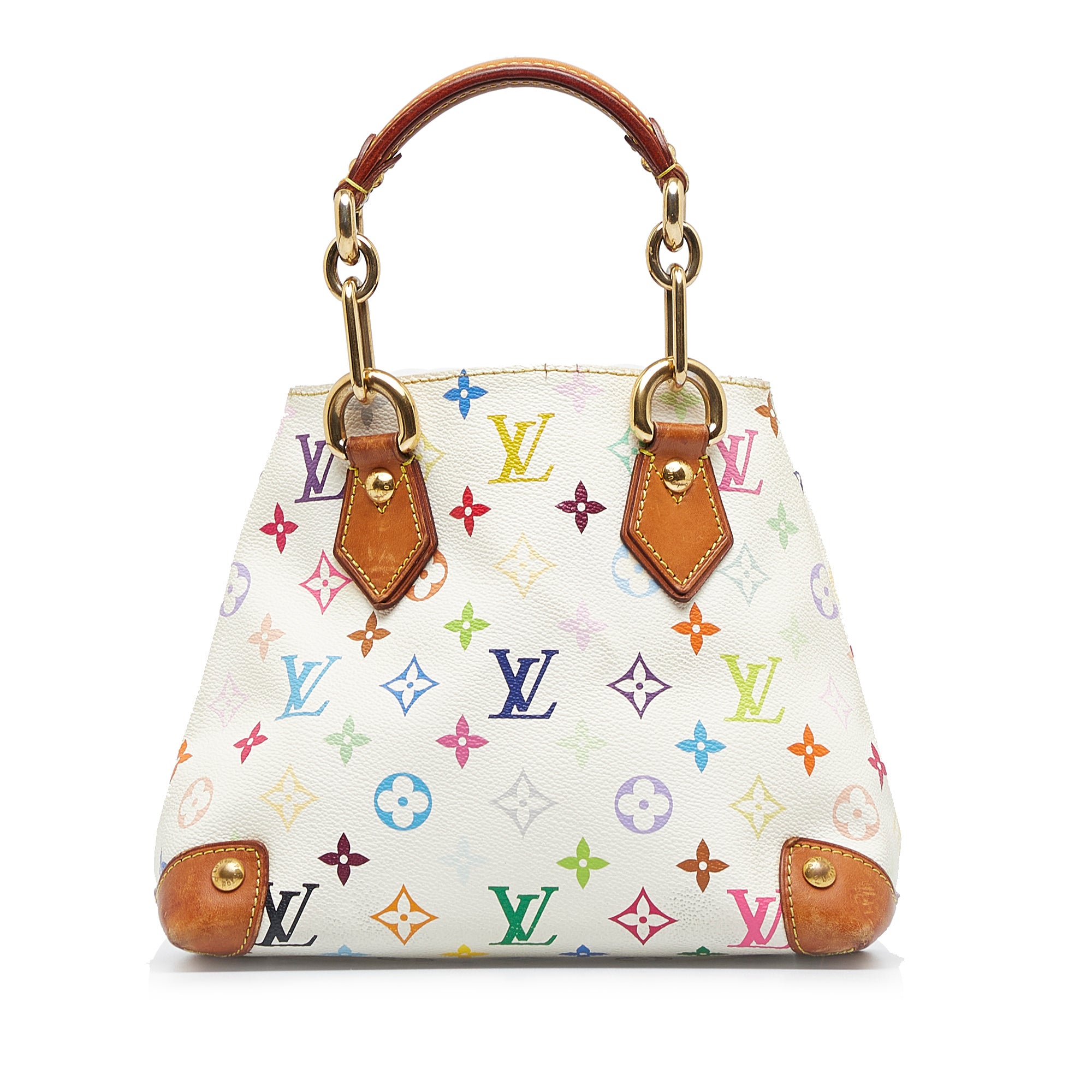 Louis Vuitton - Authenticated Mahina Handbag - Leather White for Women, Good Condition