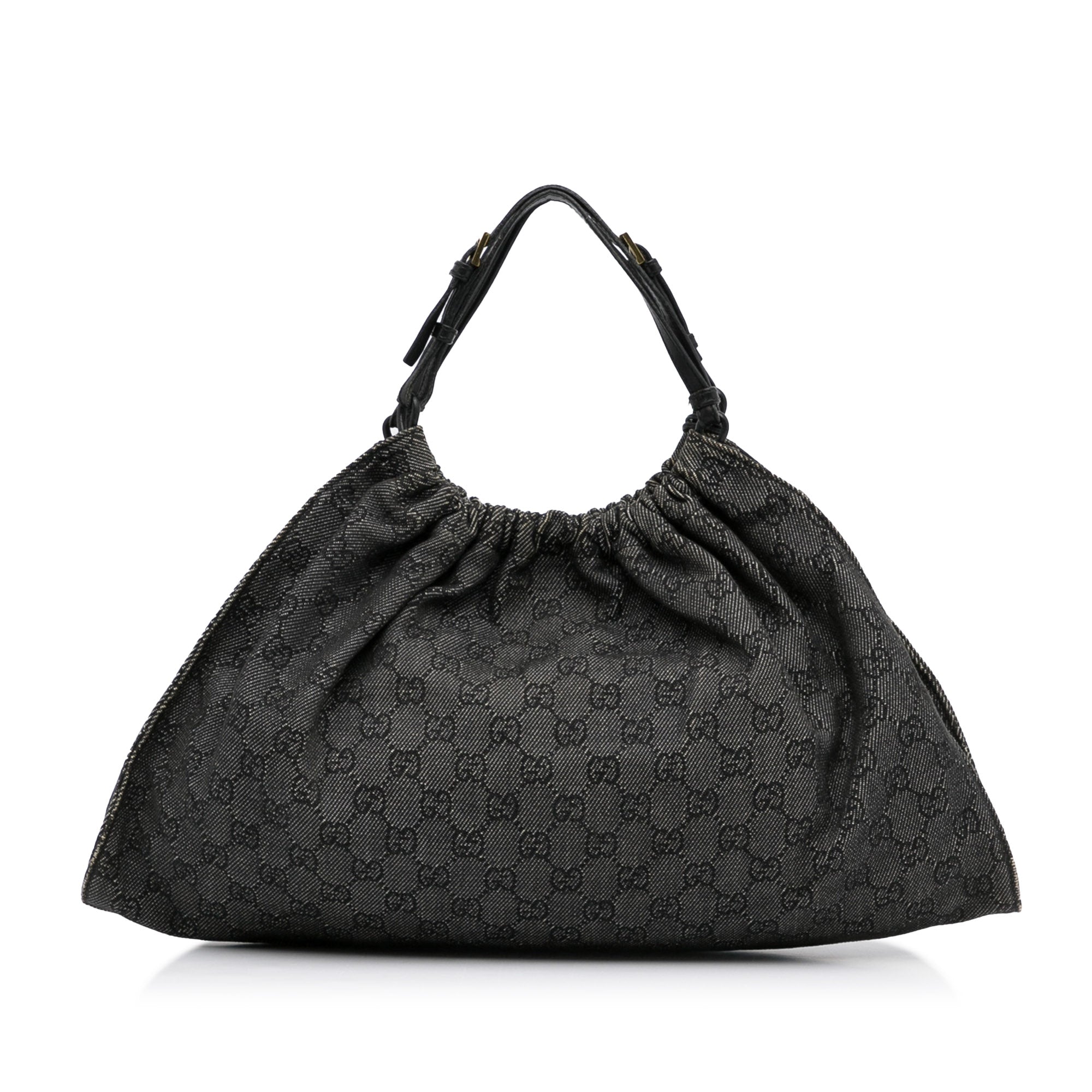 Gucci, Bags, Gucci Horsebit Hobo Gg Canvas Large Black