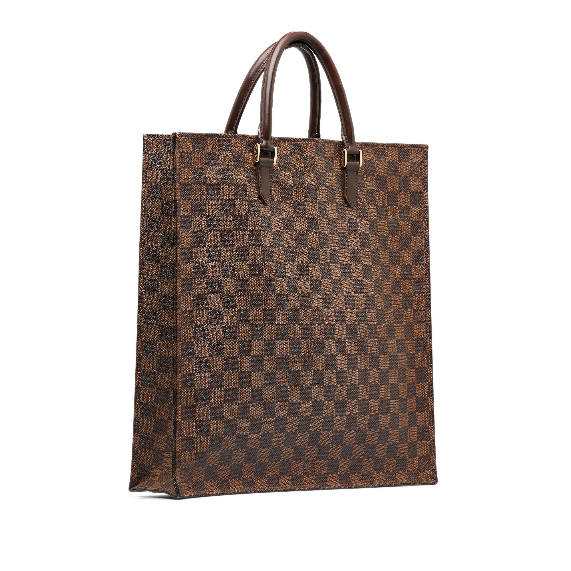 Louis Vuitton - Authenticated Plat Handbag - Cloth Brown Plain for Women, Very Good Condition