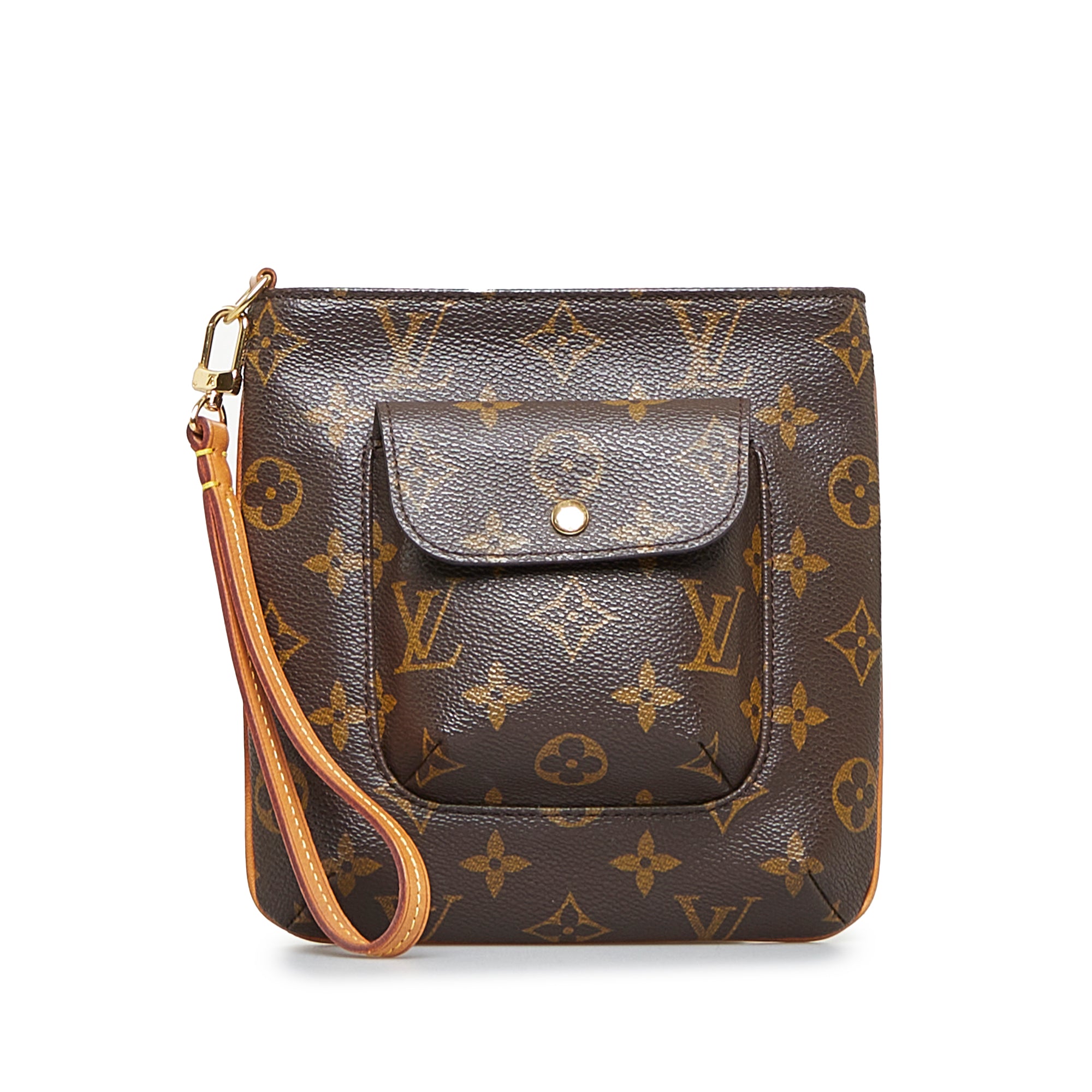 Louis Vuitton - Authenticated Partition Handbag - Leather Brown for Women, Very Good Condition