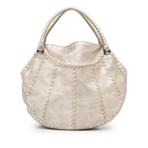 Bottega Veneta Women's Intrecciato Leather Tote Bag White