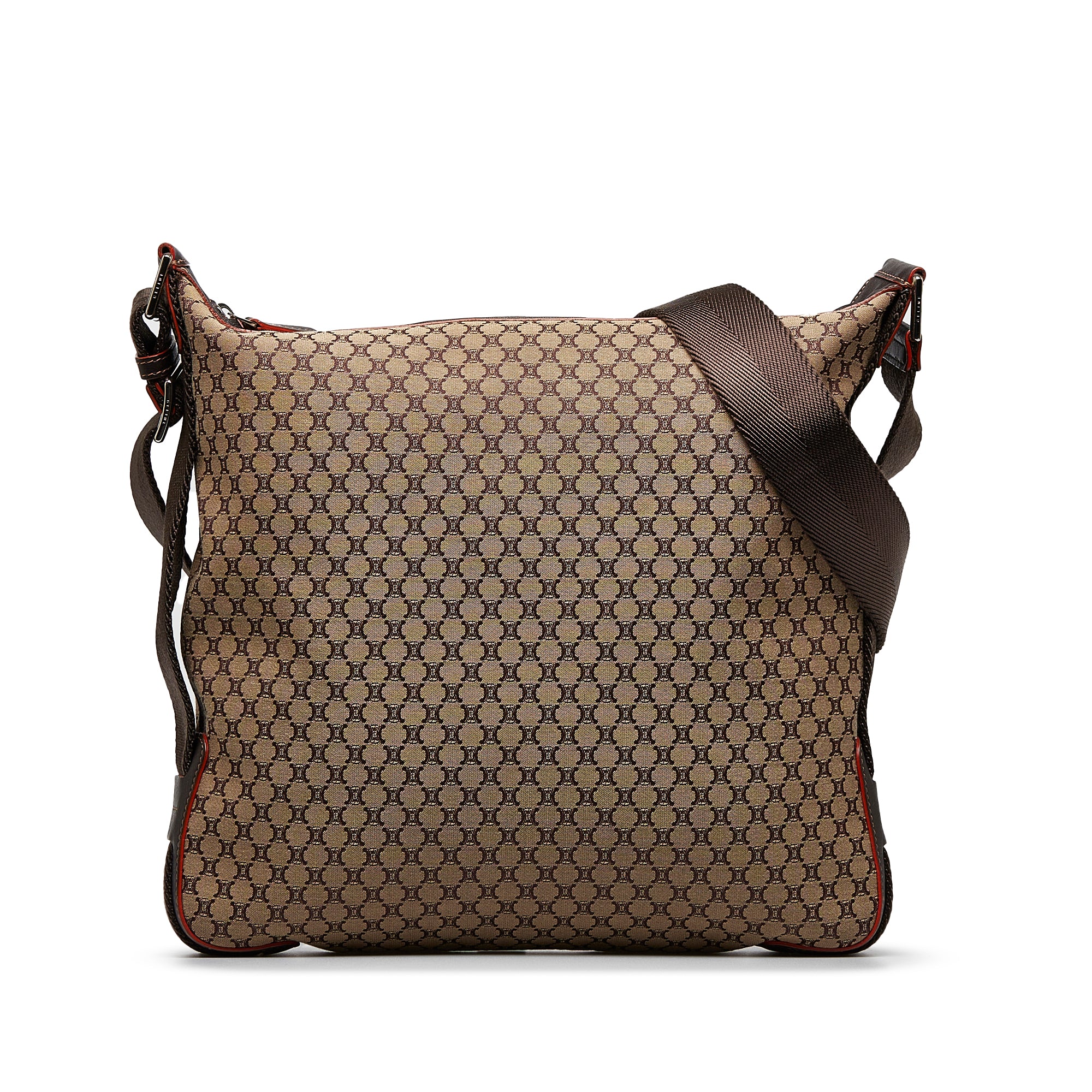 Men Gucci Messenger Bag Crossbody Shoulder Monogram Flap Canvas Coated  Pre-owned