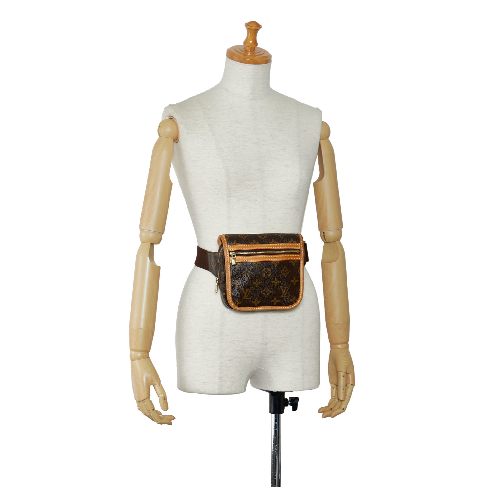 Louis+Vuitton+Bosphore+Belt+Bag+Brown+Canvas for sale online