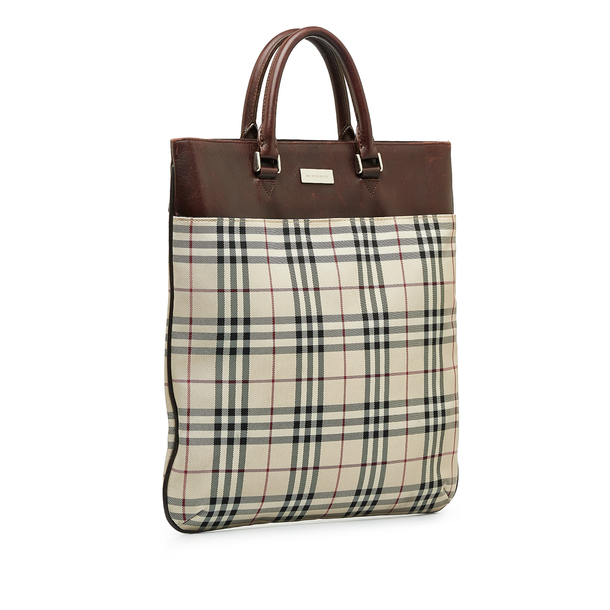 Brown Burberry Haymarket Check Canterbury Tote Bag – Designer Revival