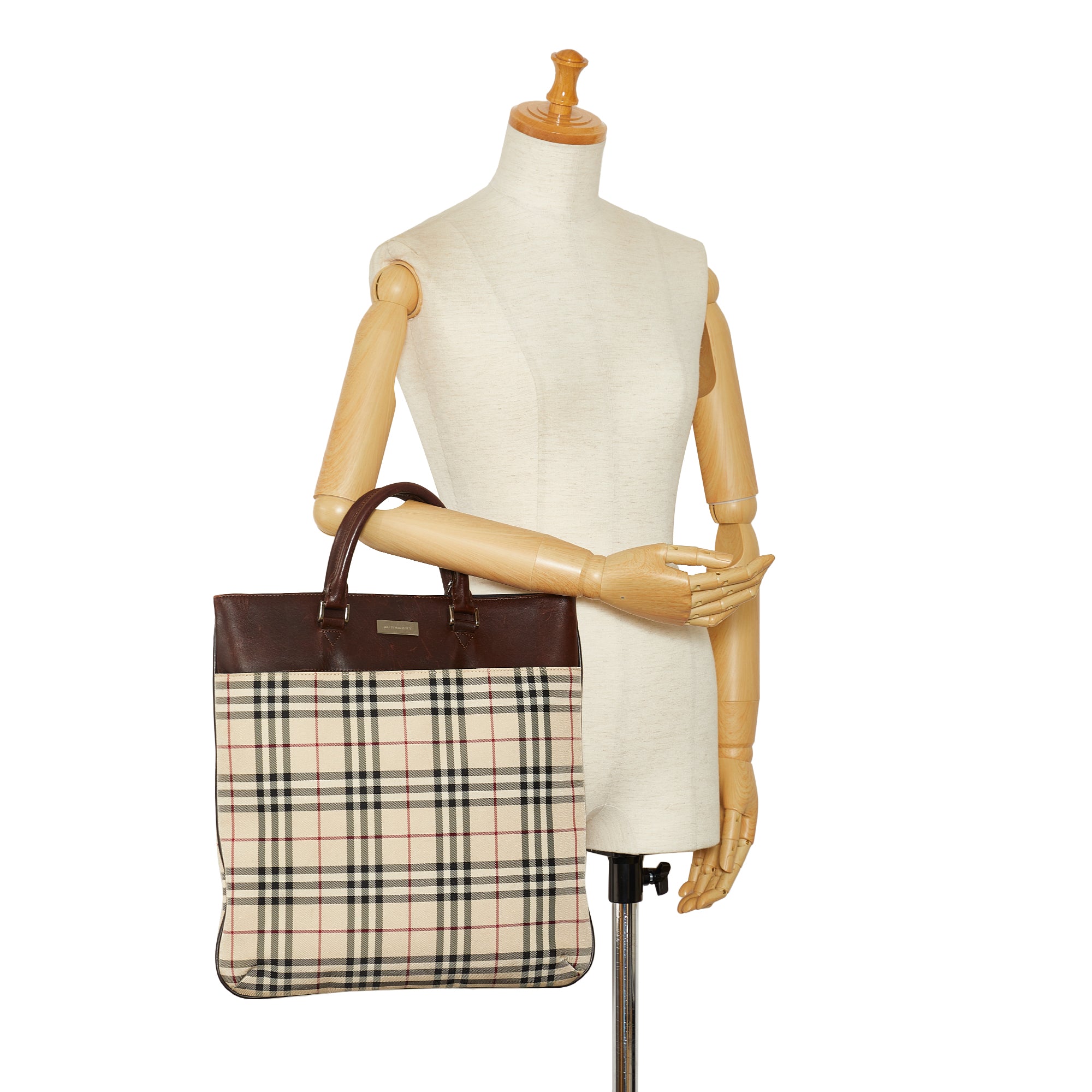 RvceShops Revival, Brown Burberry Vintage Check Handbag