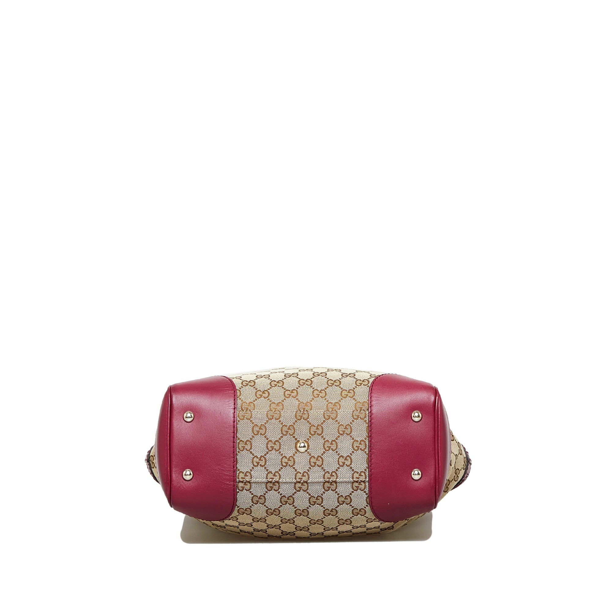 Gucci GG Canvas Mayfair Zip Wallet Beige Pink