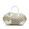 White Louis Vuitton Monogram Bouclettes Speedy Boston Bag - Designer Revival