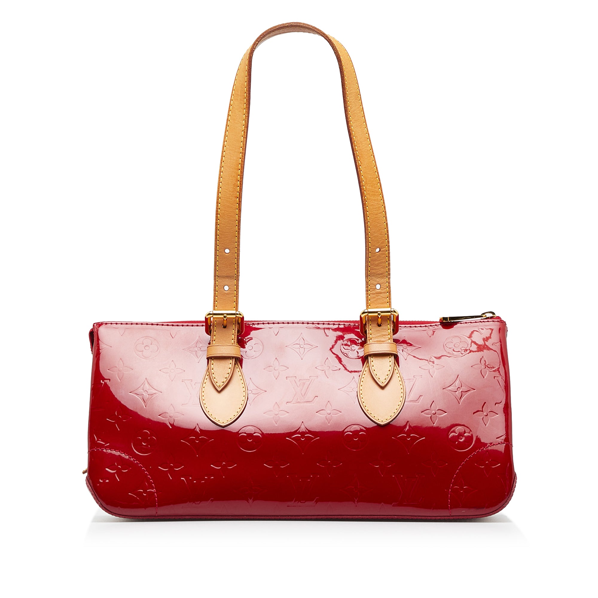Louis Vuitton - Authenticated Handbag - Patent Leather Burgundy for Women, Very Good Condition