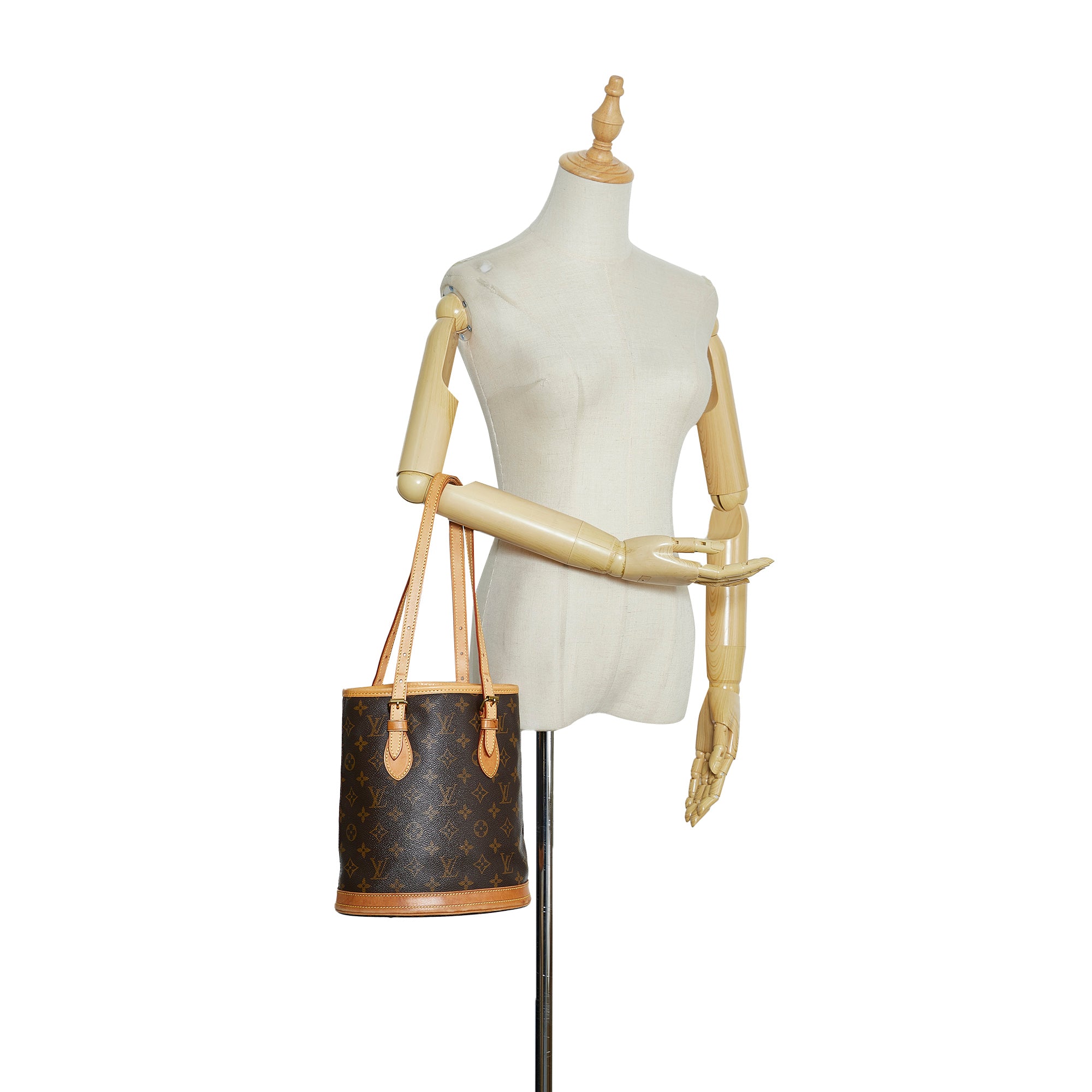 Louis Vuitton Monogram Petit Bucket - Brown Bucket Bags, Handbags -  LOU760316