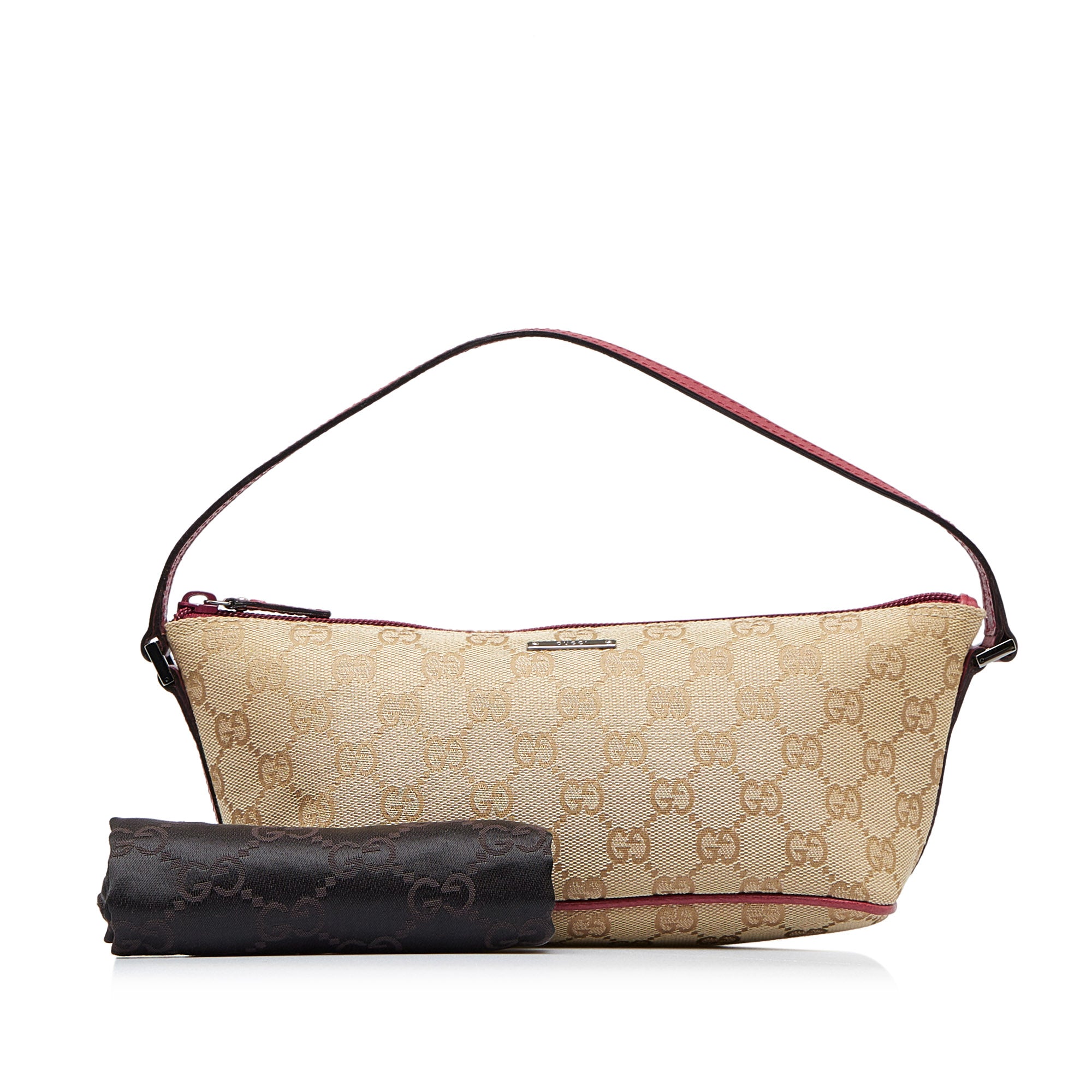 Gucci GG Canvas Boat Pochette Shoulder Bag on SALE