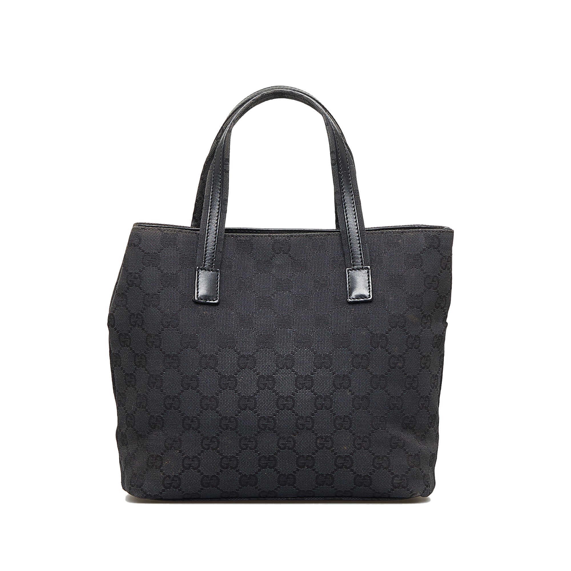 Black Gucci GG Canvas Boston – Designer Revival