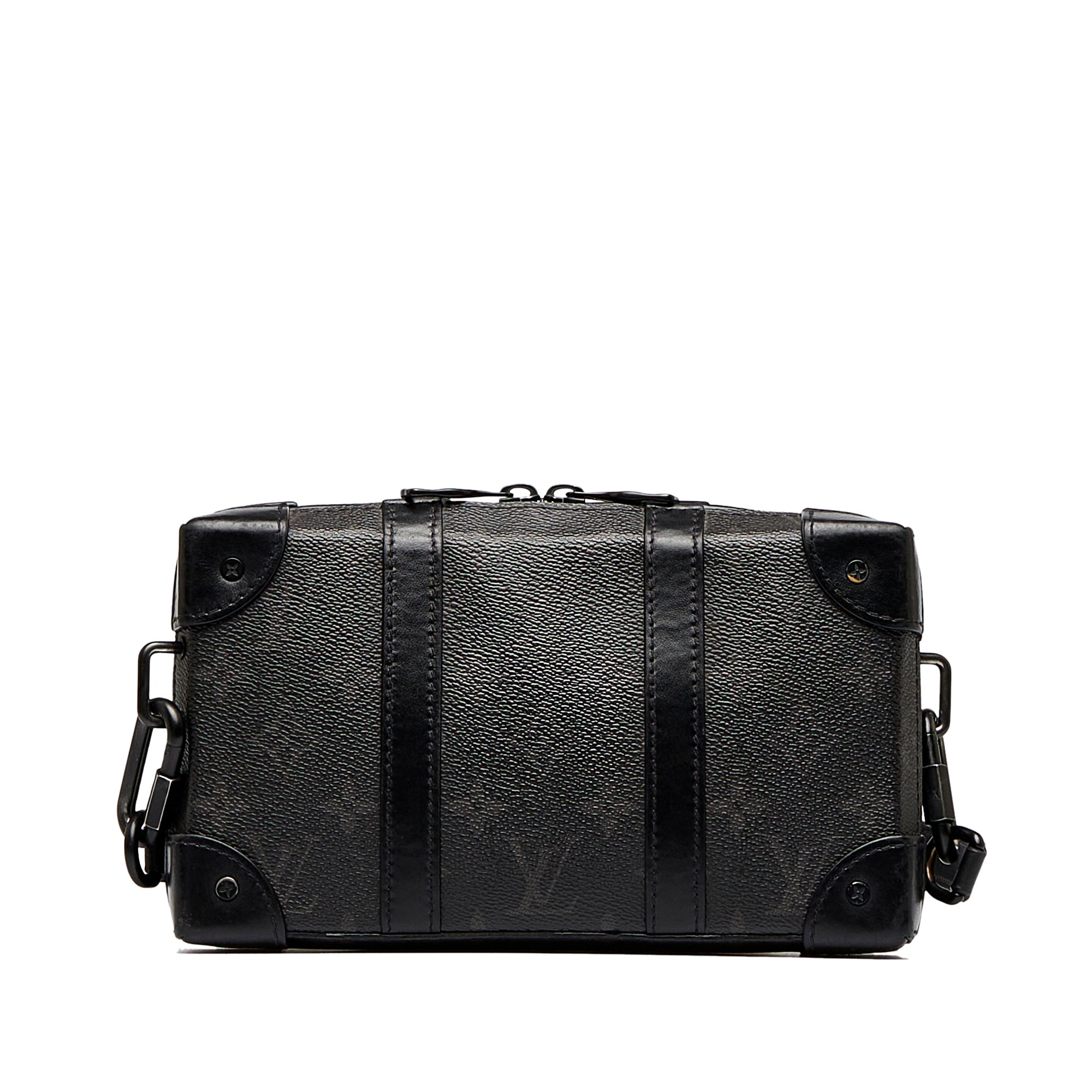 Louis Vuitton Taiga Mini Soft Trunk Bag - Black Satchels, Bags