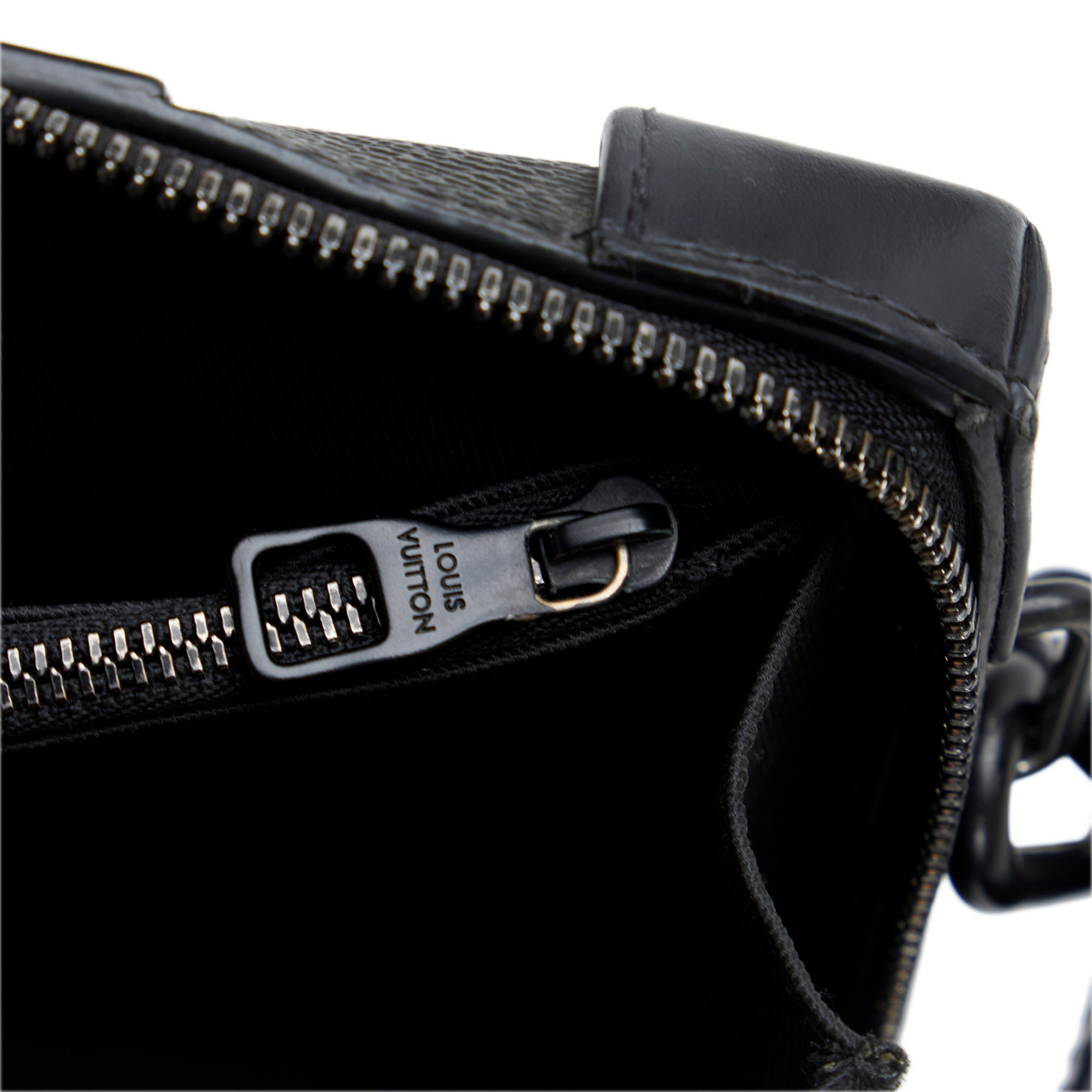 Louis Vuitton Monogram Eclipse Trunk Messenger Bag - Black