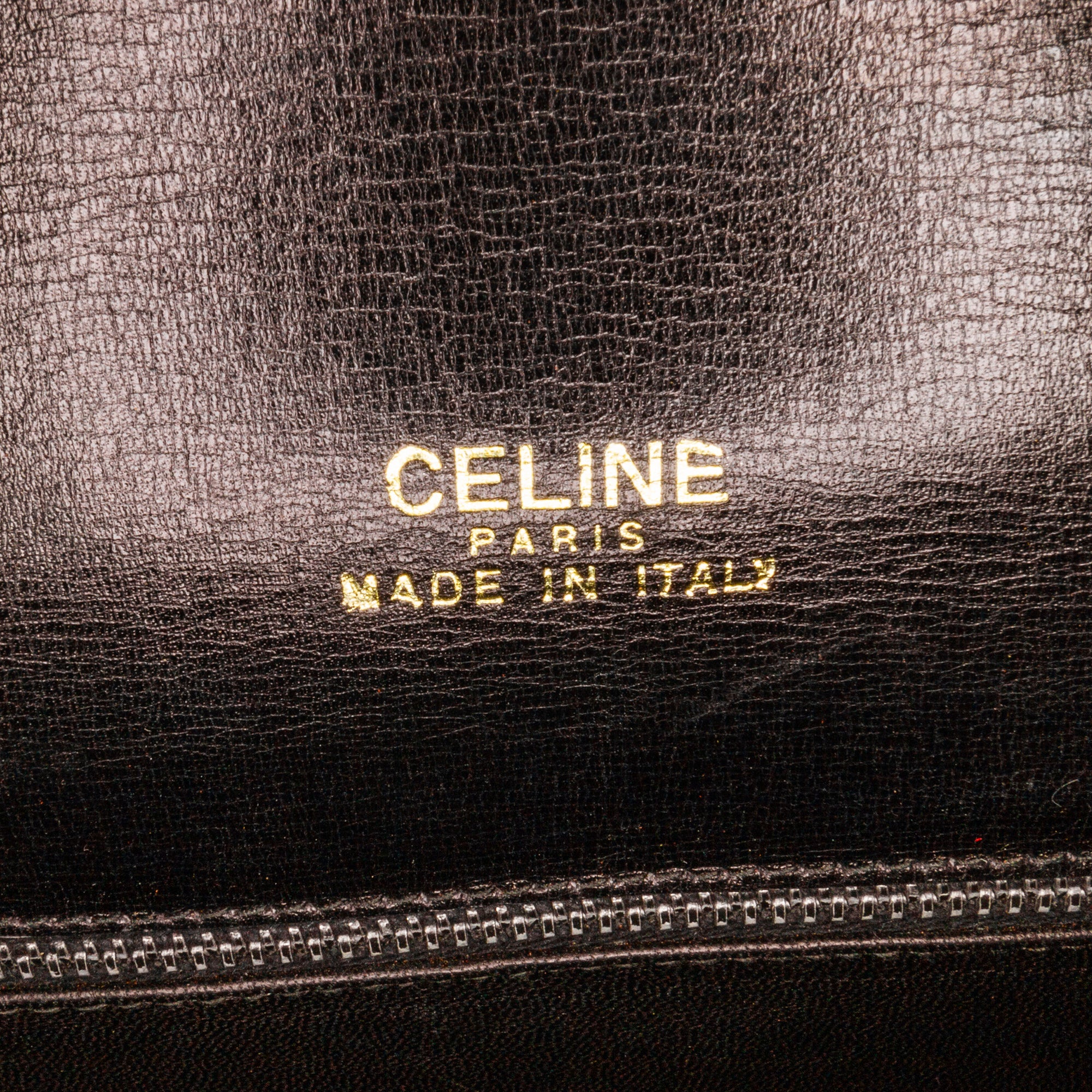 Black Celine Horse Carriage Zip Around Small Wallet – Designer Revival