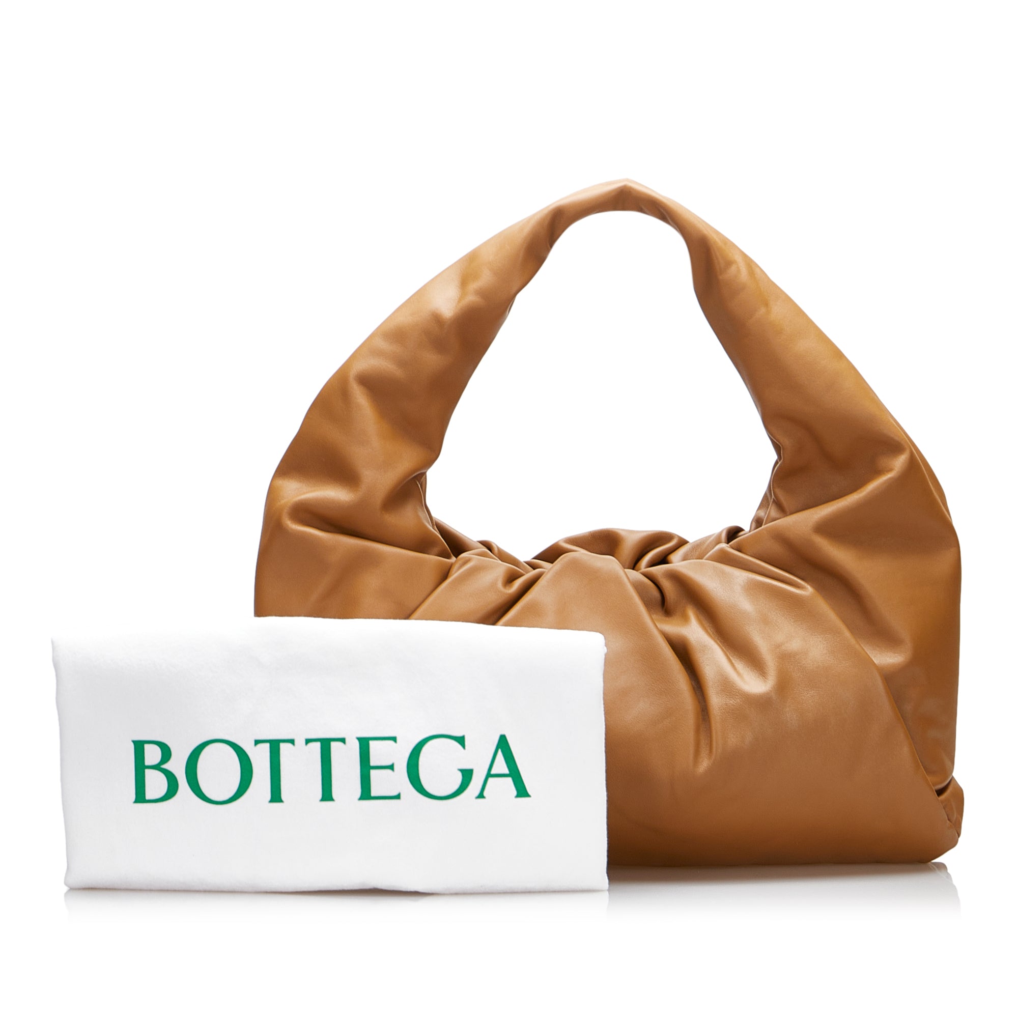 Bottega Veneta The Shoulder Pouch Handbag in Brown Leather