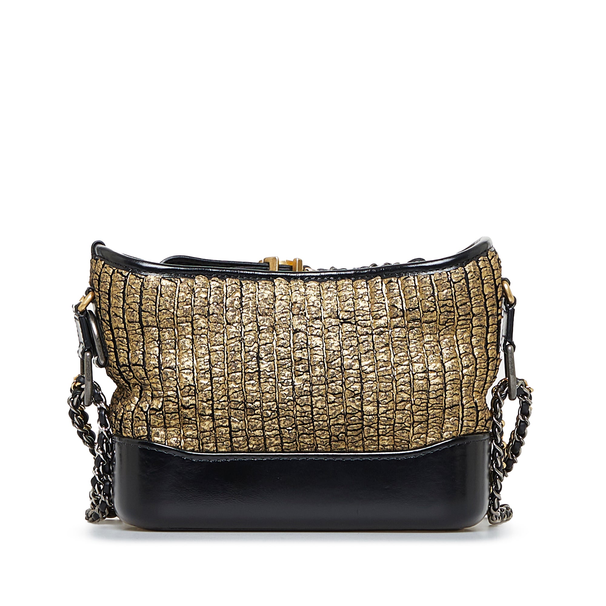 Chanel Black/Gold Gabrielle Shoulder Bag Chanel