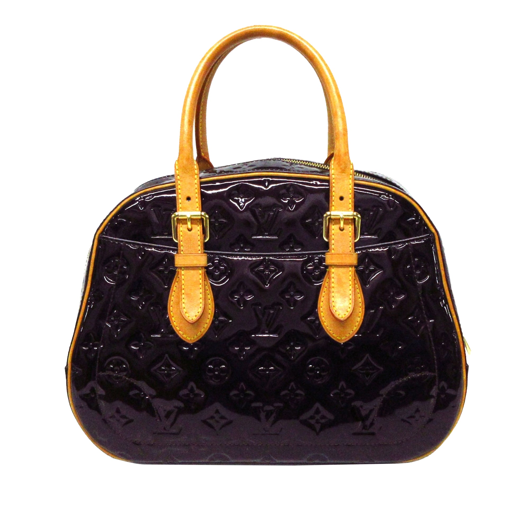 Purple Louis Vuitton Monogram Vernis Summit Drive Handbag