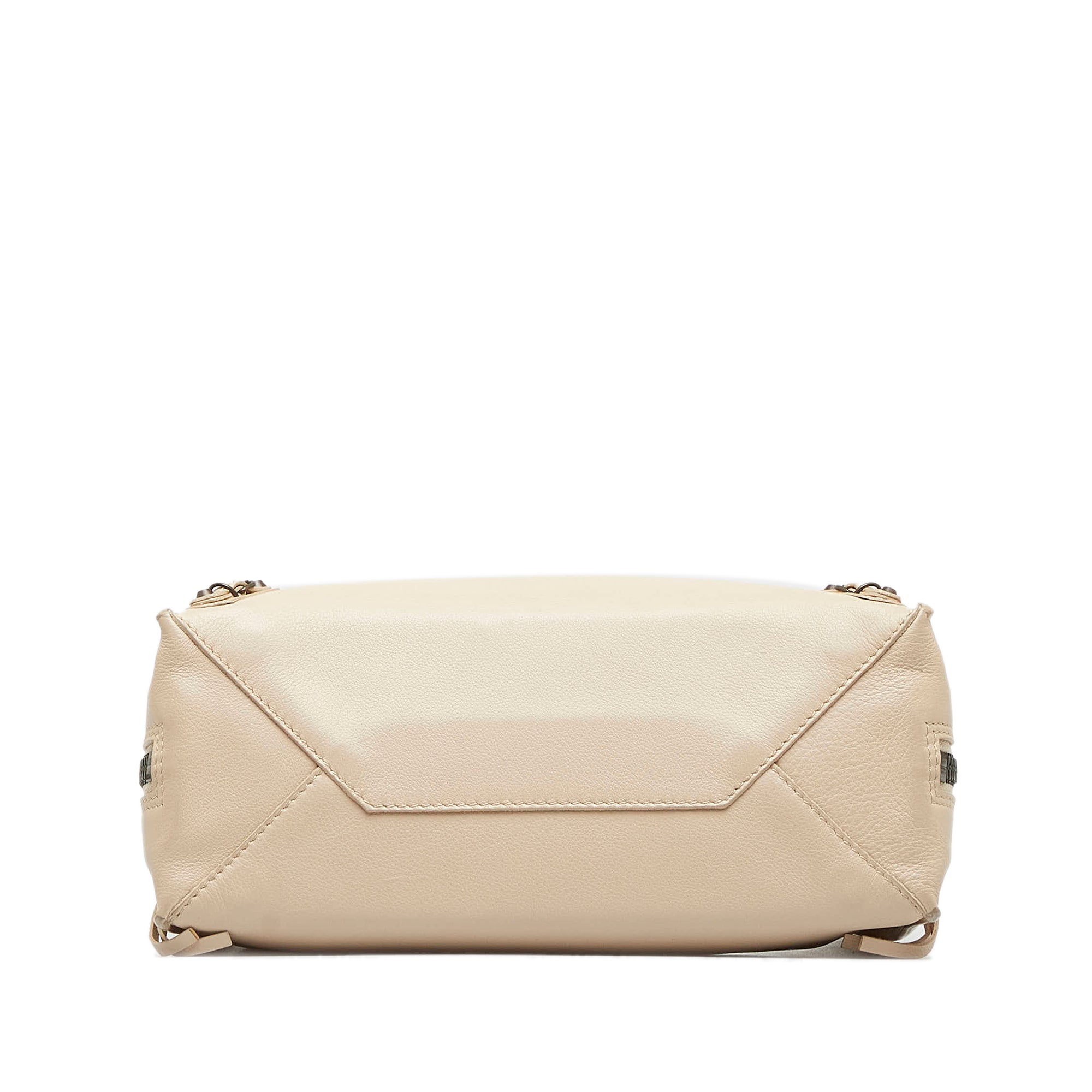 Beige Balenciaga Mini Papier A6 Zip-Around Satchel – Designer Revival
