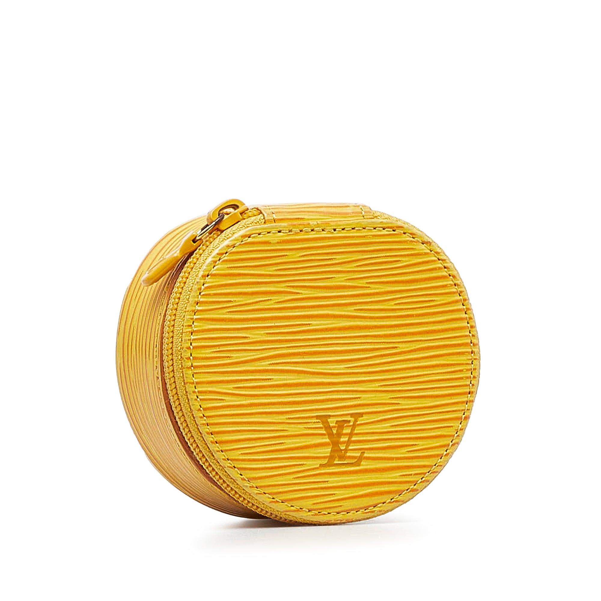 Louis Vuitton EPI Ecrin Bijoux Jewelry Case in Yellow, Women's
