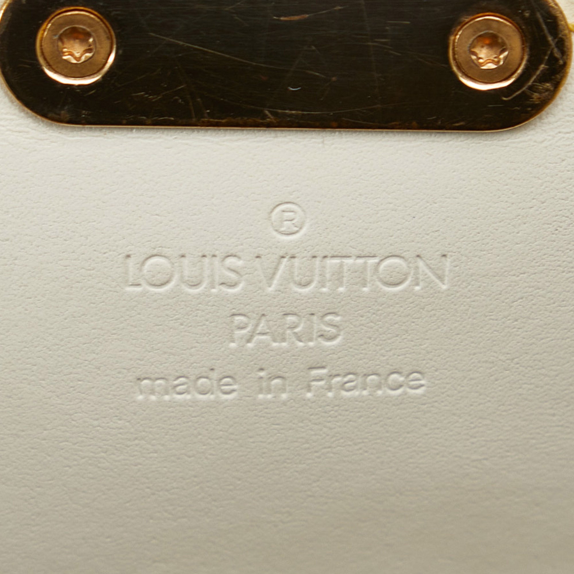 White Louis Vuitton Suhali L'Aimable Baguette