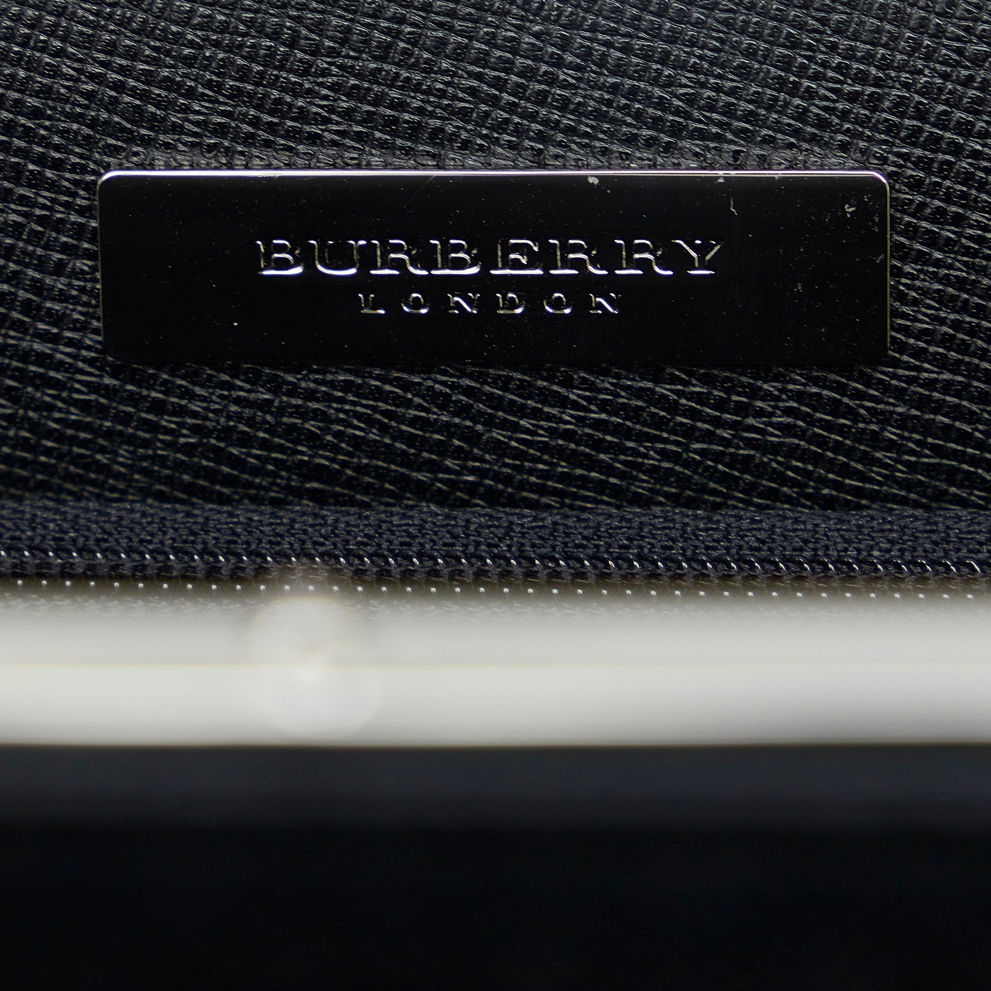 Black Burberry Calf Leather Tote – Designer Revival