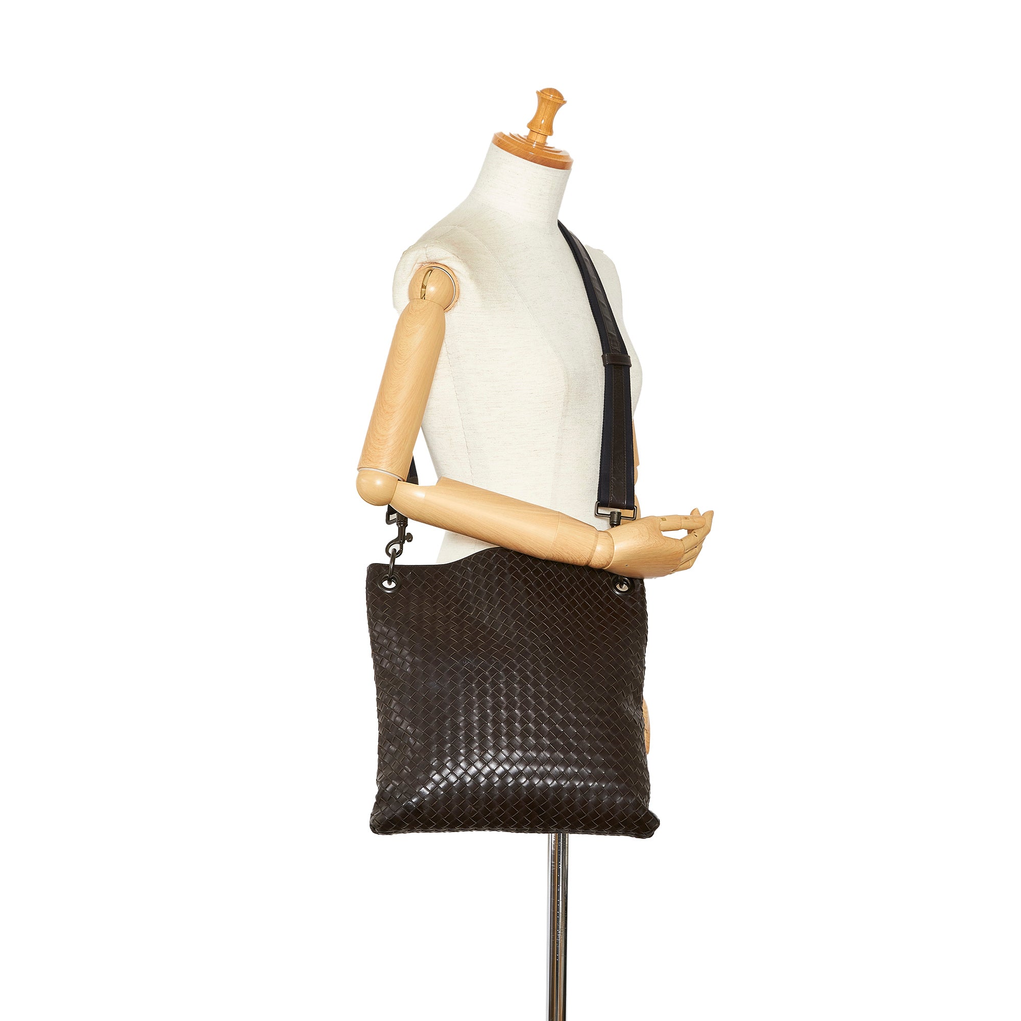 Brown Bottega Veneta Intrecciato Crossbody – Designer Revival