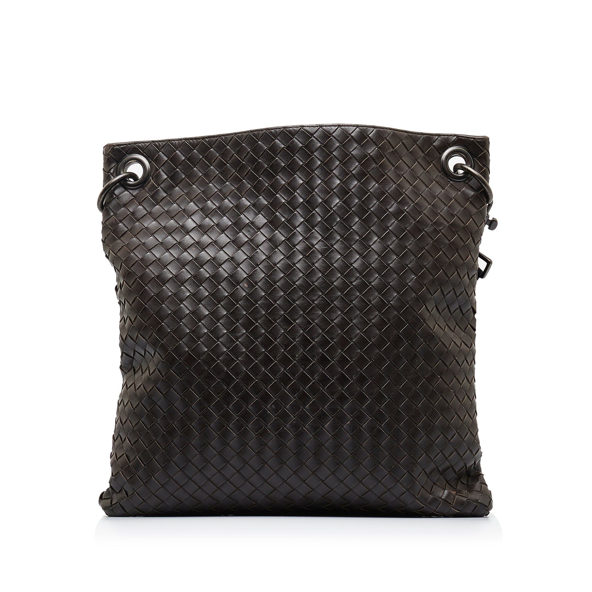 Brown Bottega Veneta Intrecciato Leather Crossbody Bag, RvceShops Revival