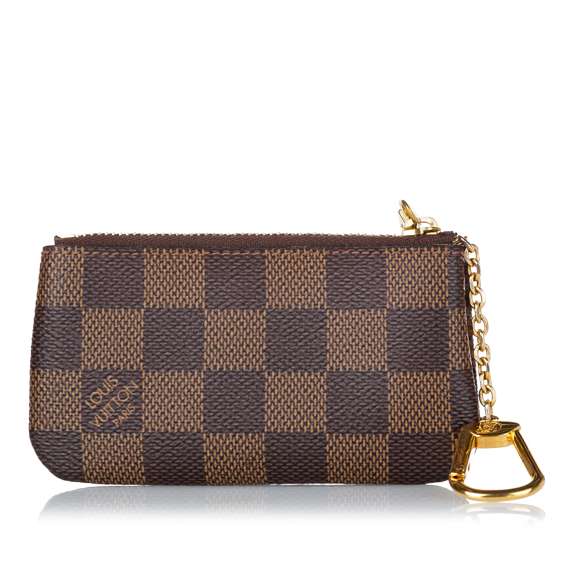 Louis Vuitton Key Pouch Brown Damier Ebene