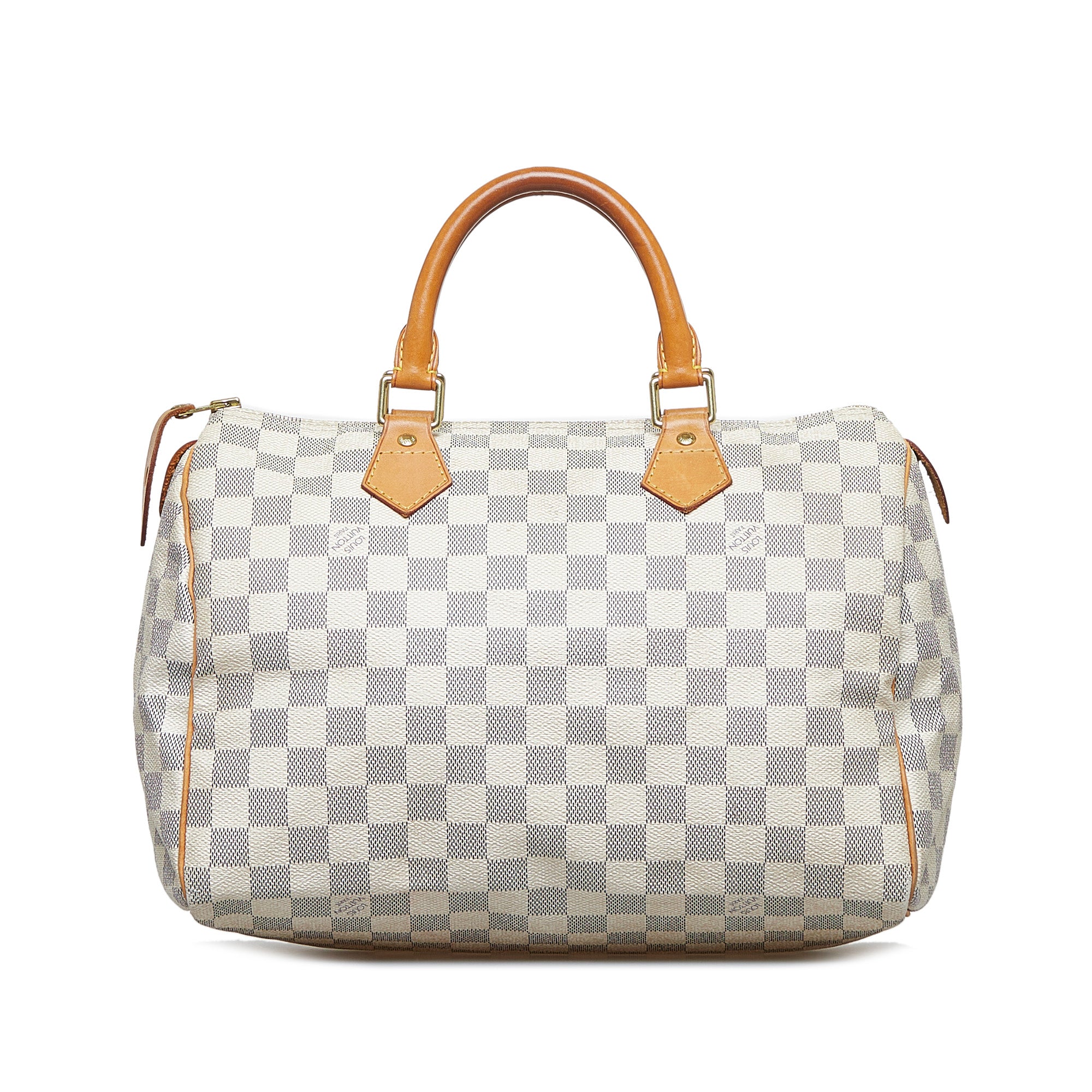 White Louis Vuitton Damier Azur Speedy 30 Boston Bag, iconic Louis Vuitton  Speedy