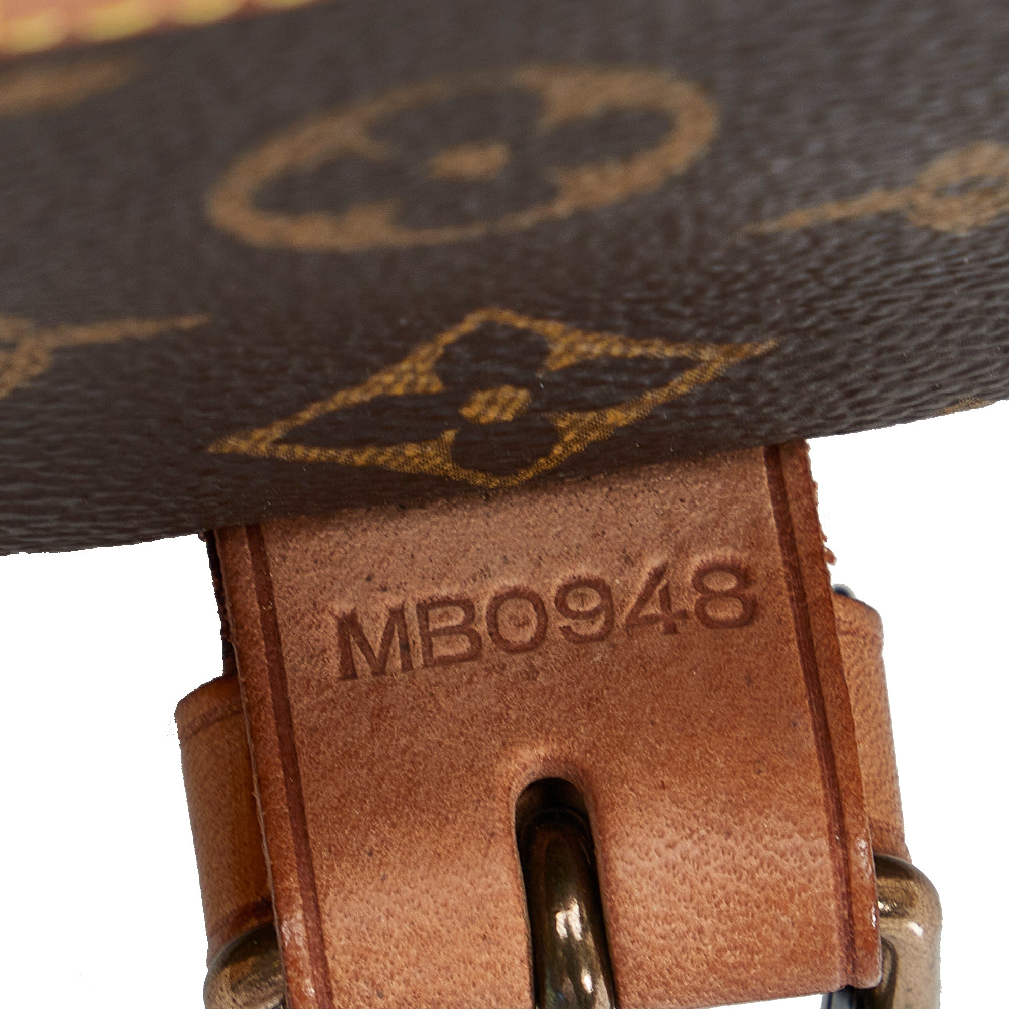 Pre-owned Louis Vuitton Saumur Double Straps In Brown