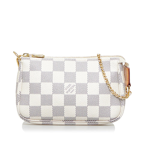 Louis Vuitton Mini Damier Azur Pochette Accessoires Handbag