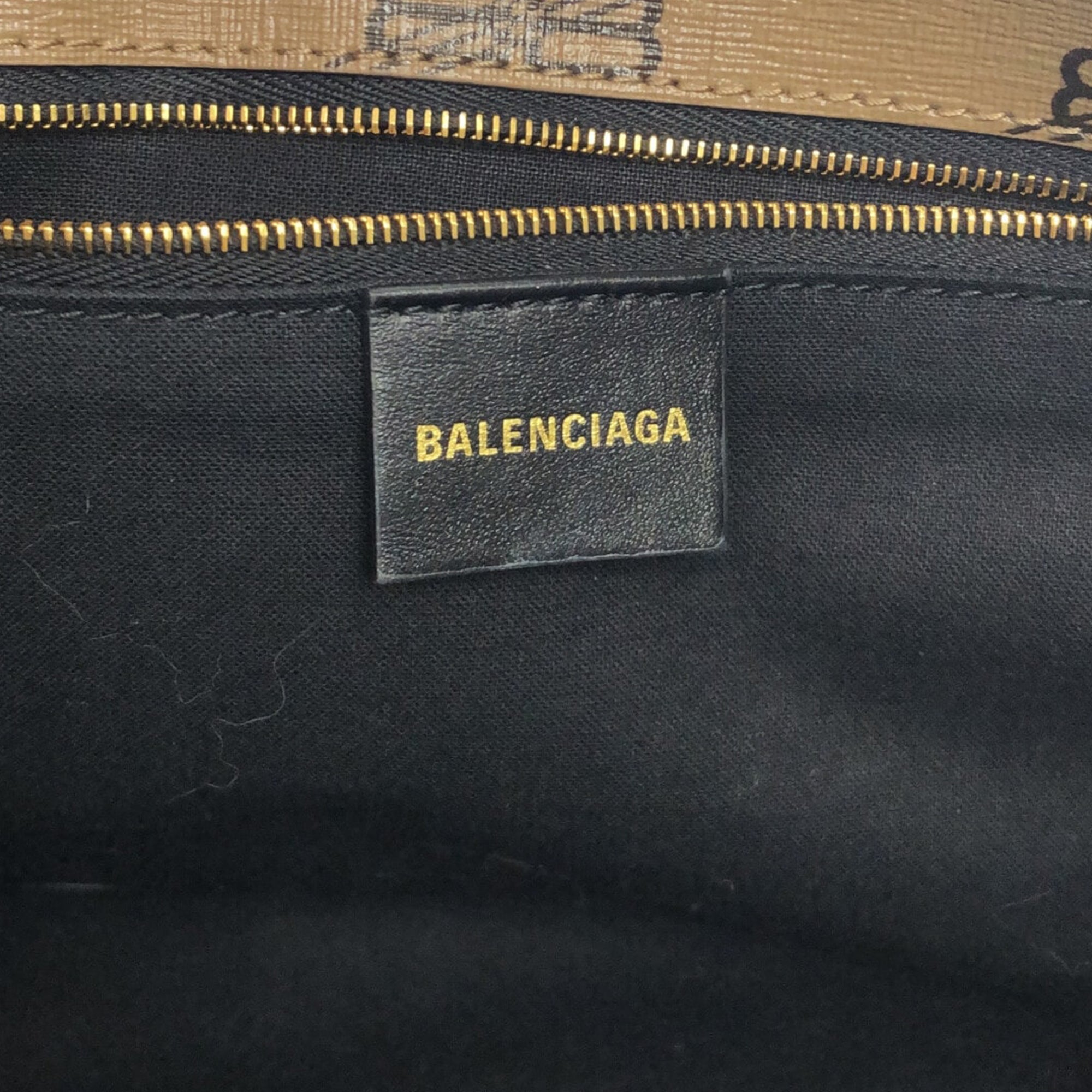 Authentic Vintage Balenciaga BB monogram shoulder bag, Luxury