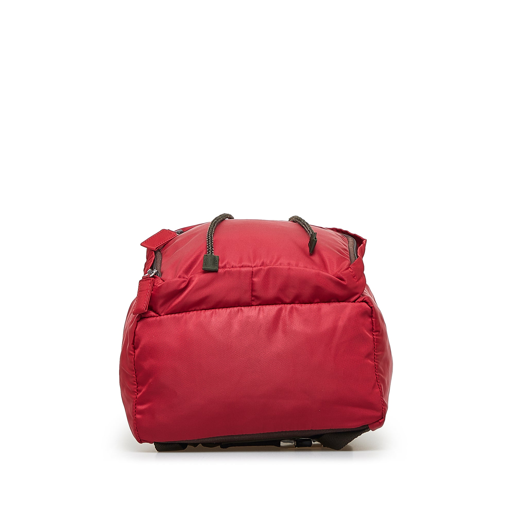 Uitputting Persoonlijk Immoraliteit Red Prada Tessuto Drawstring Backpack | Designer Revival