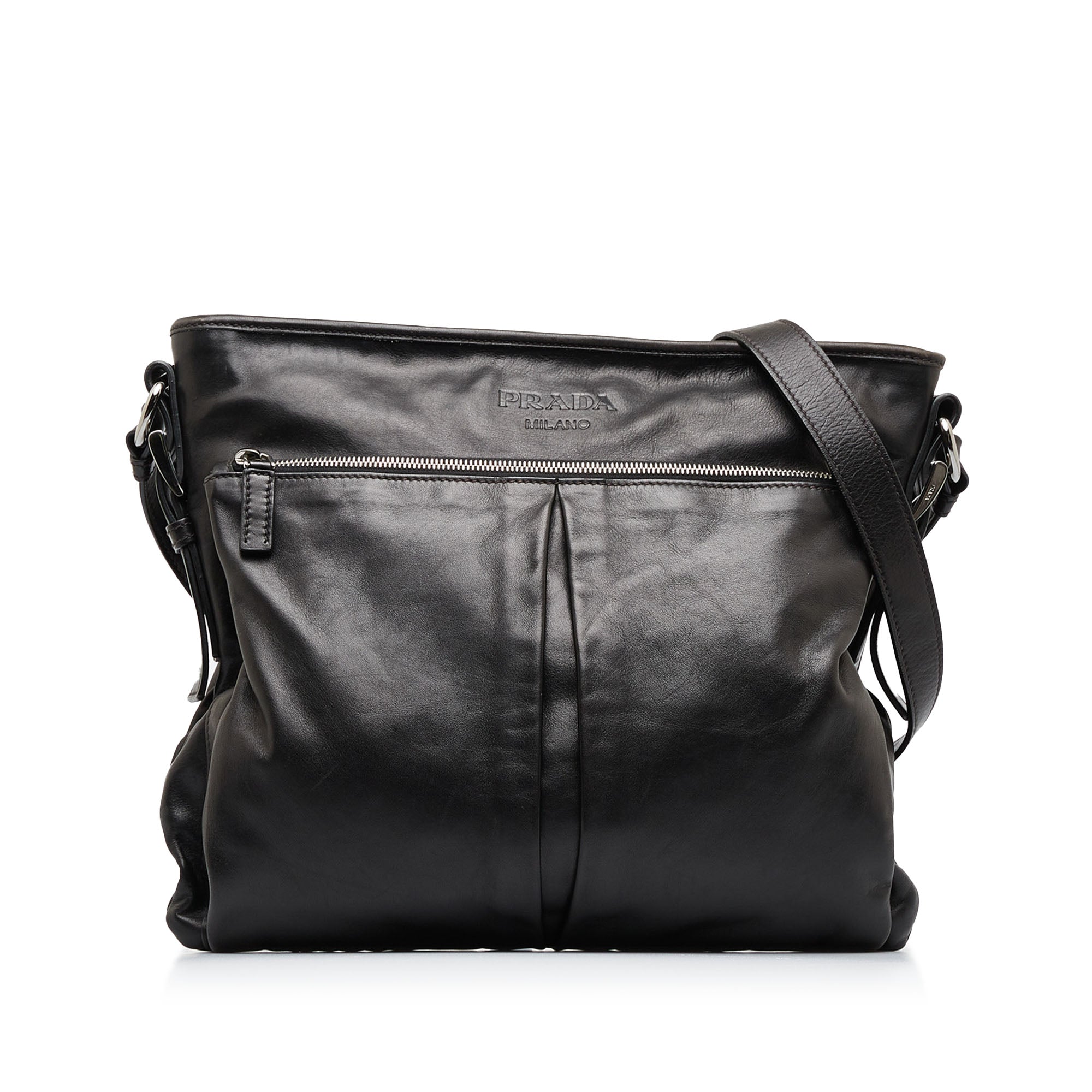 Saffiano leather crossbody bag